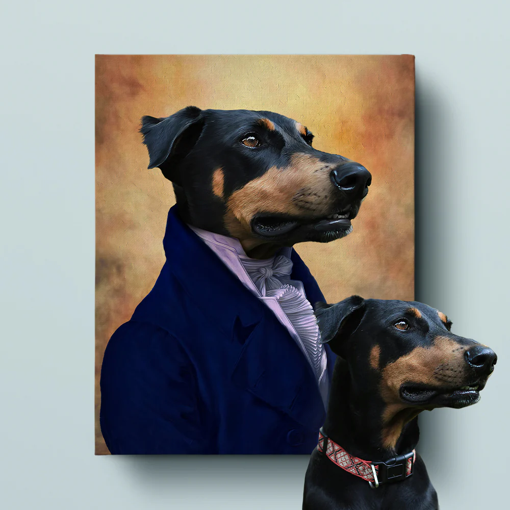 Royal Pet Portrait –Statesman - MyPetMade - $59.99