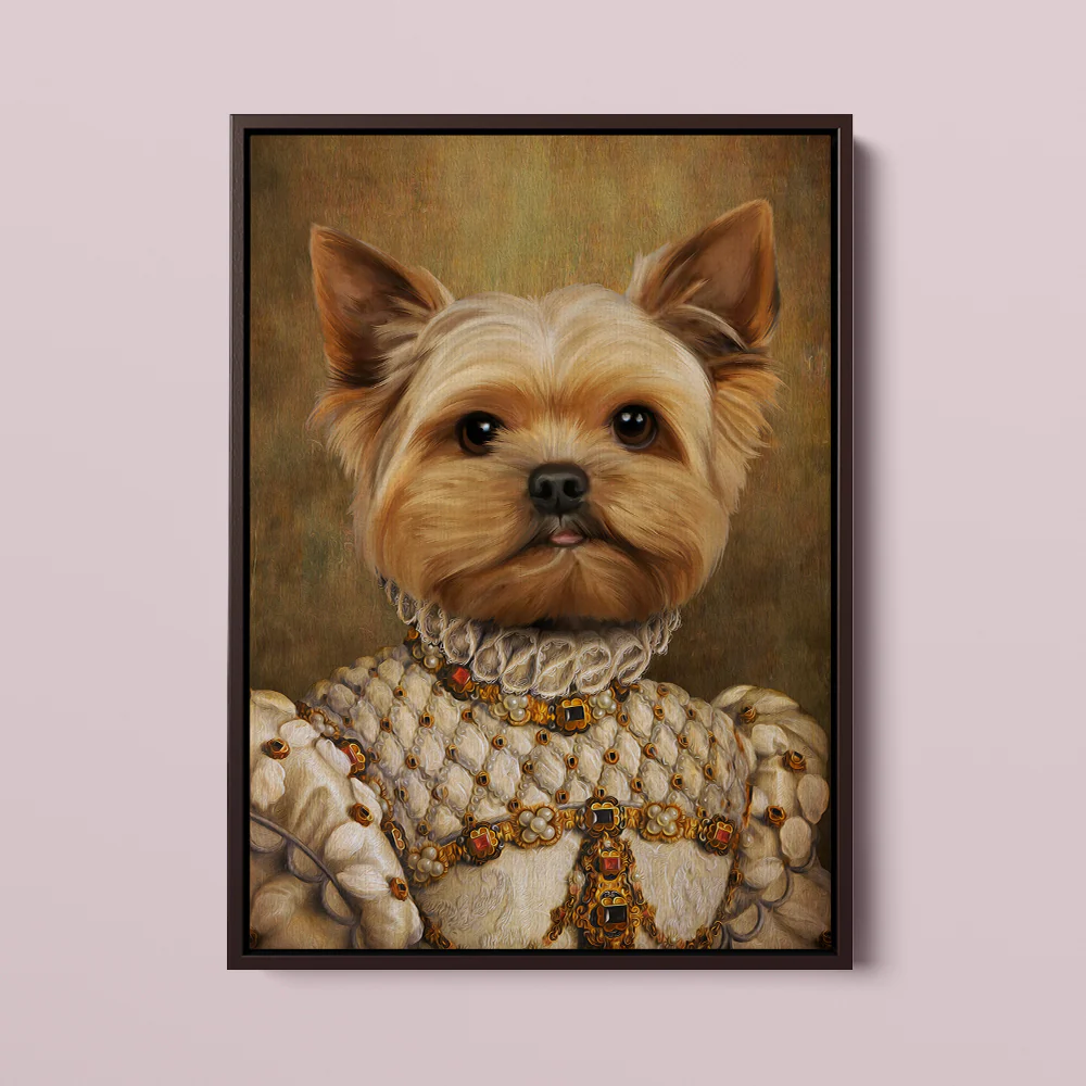 Royal Pet Portrait –Princess Pet Portrait - MyPetMade - $59.99