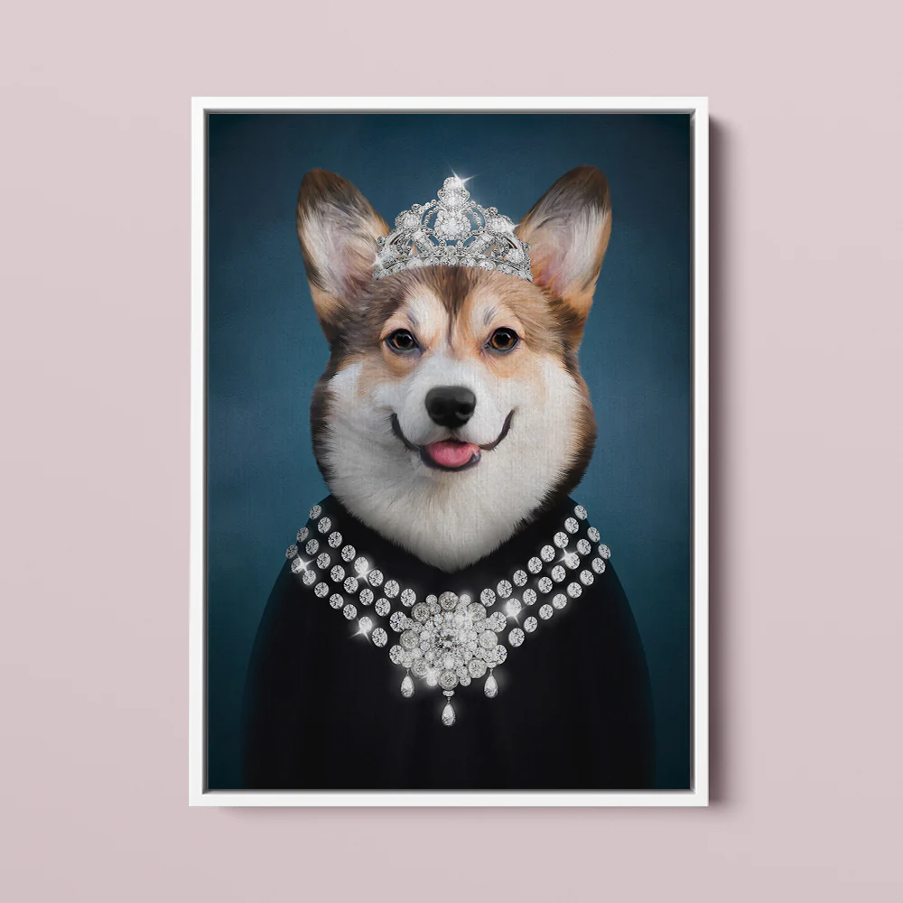 Royal Pet Portrait – Classy Lady - MyPetMade - $59.99