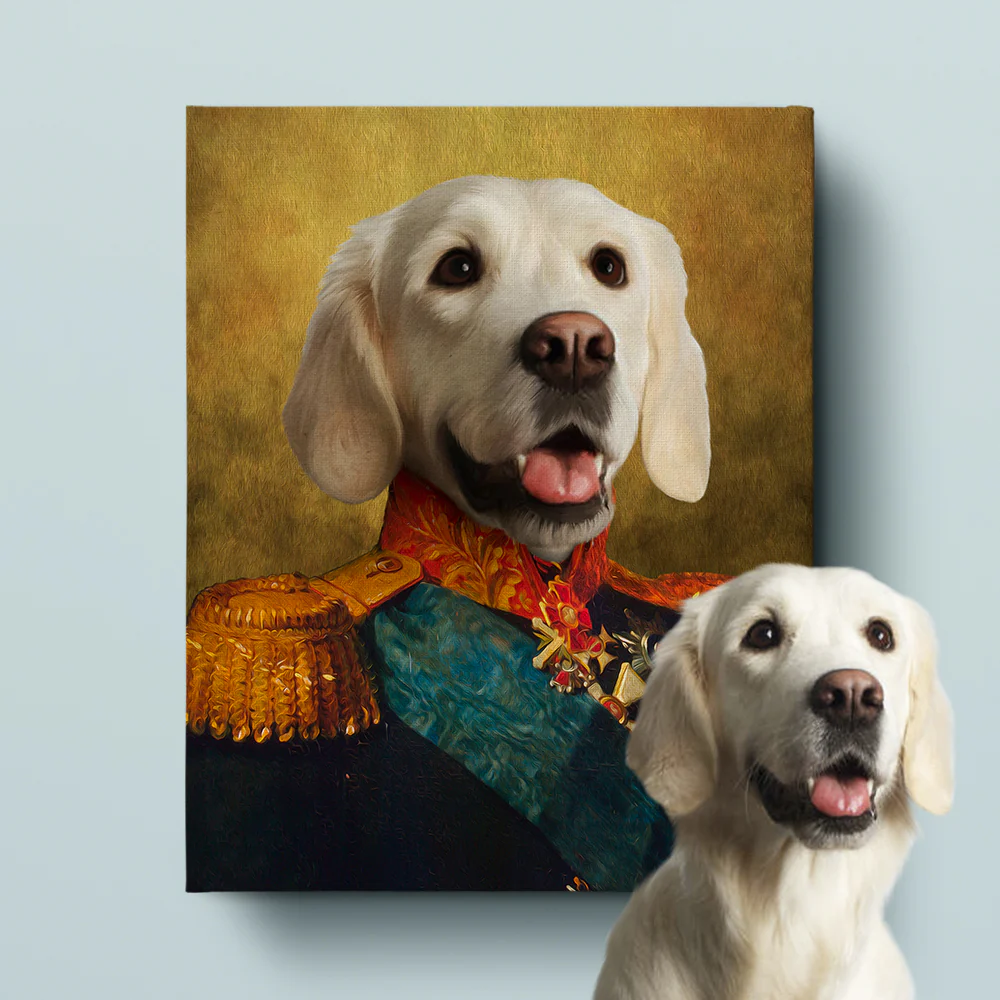Royal Pet Portrait –The Duke - MyPetMade - $59.99