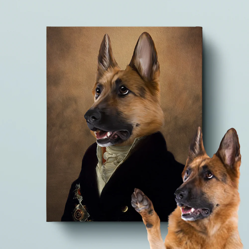 Royal Pet Portrait –The Aristocrat - MyPetMade - $59.99
