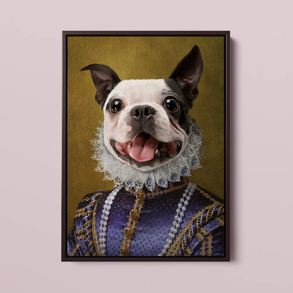 Royal Pet Portrait –The Socialite - MyPetMade - $59.99