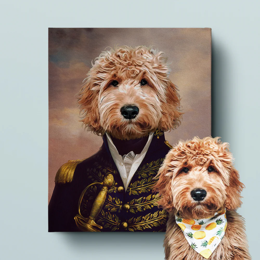 Royal Pet Portrait – The Admiral - MyPetMade - $59.99