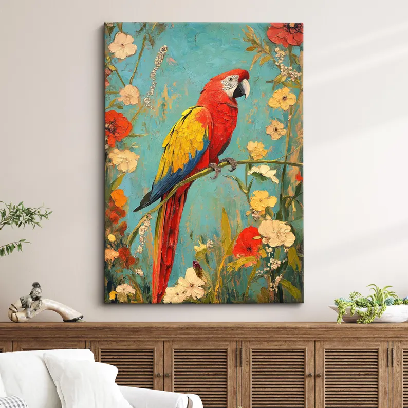 Custom Parrot Portrait - MyPetMade - $69.99