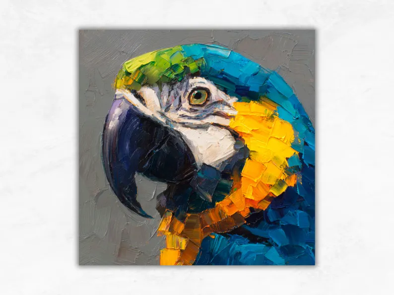Custom Parrot Portrait - MyPetMade - $69.99