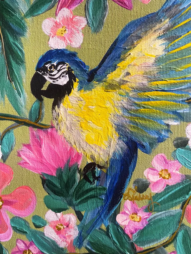 Custom Parrot Portrait - MyPetMade - $69.99