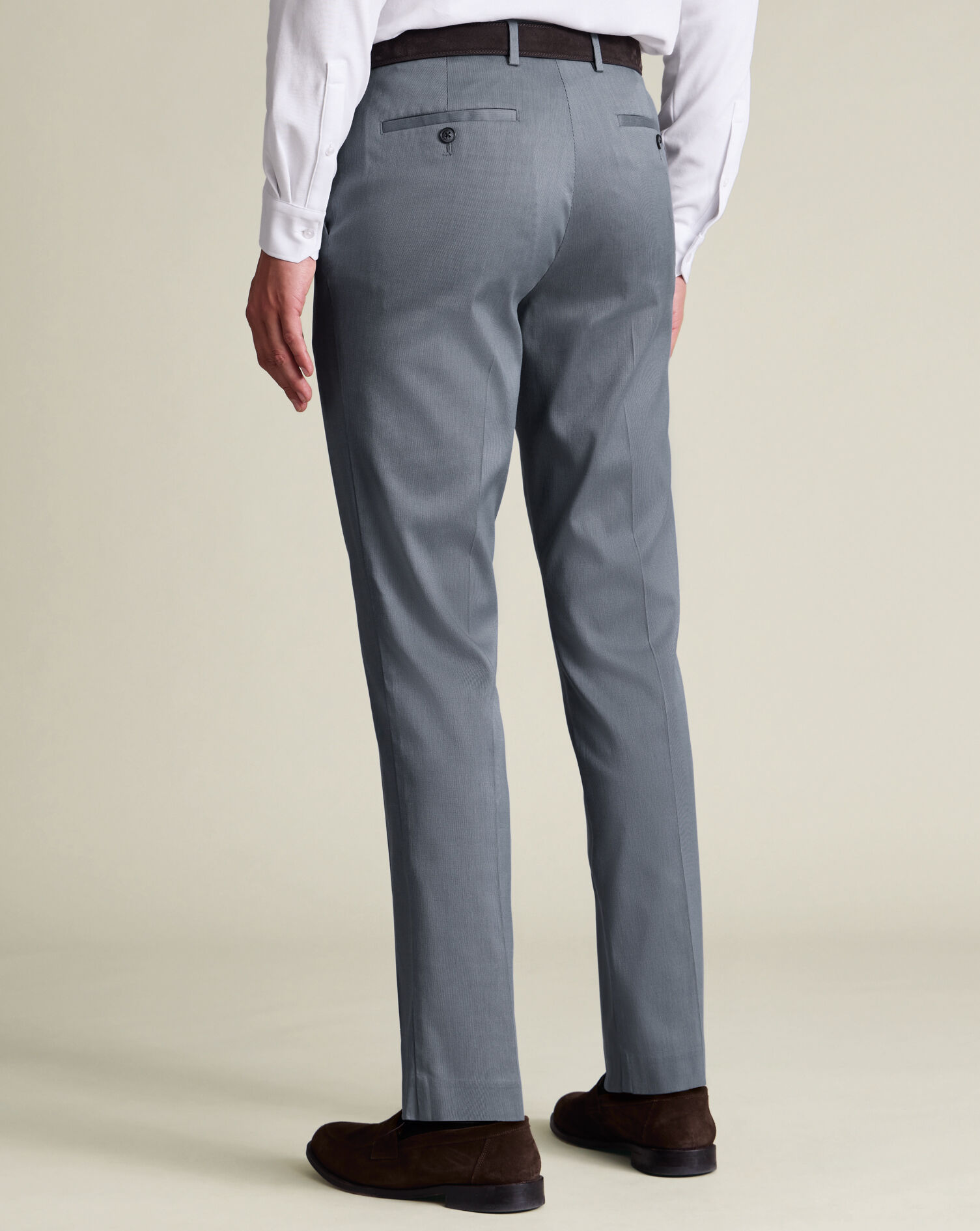 Smart Texture Pants - Steel Blue