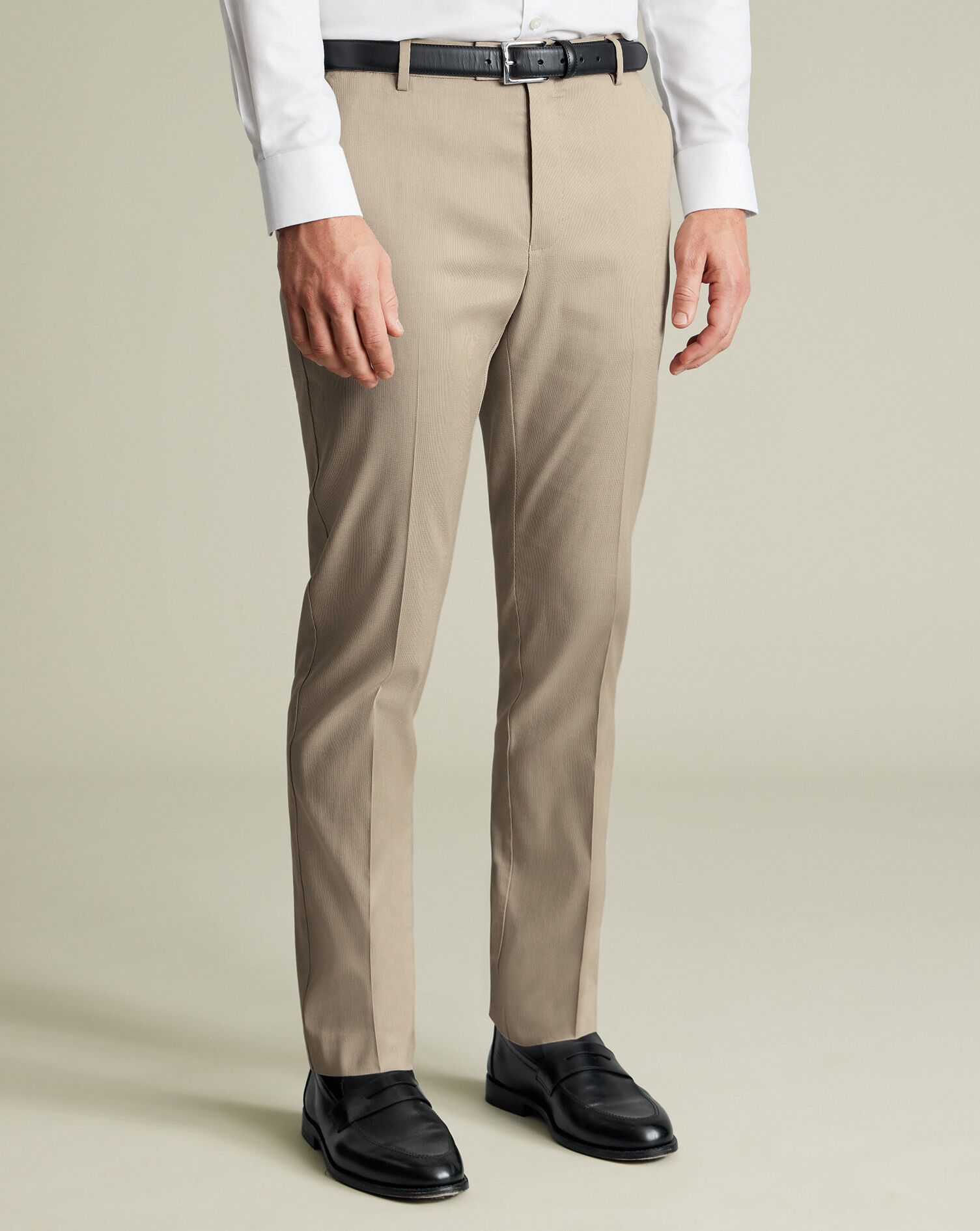 Smart Texture Pants - Limestone