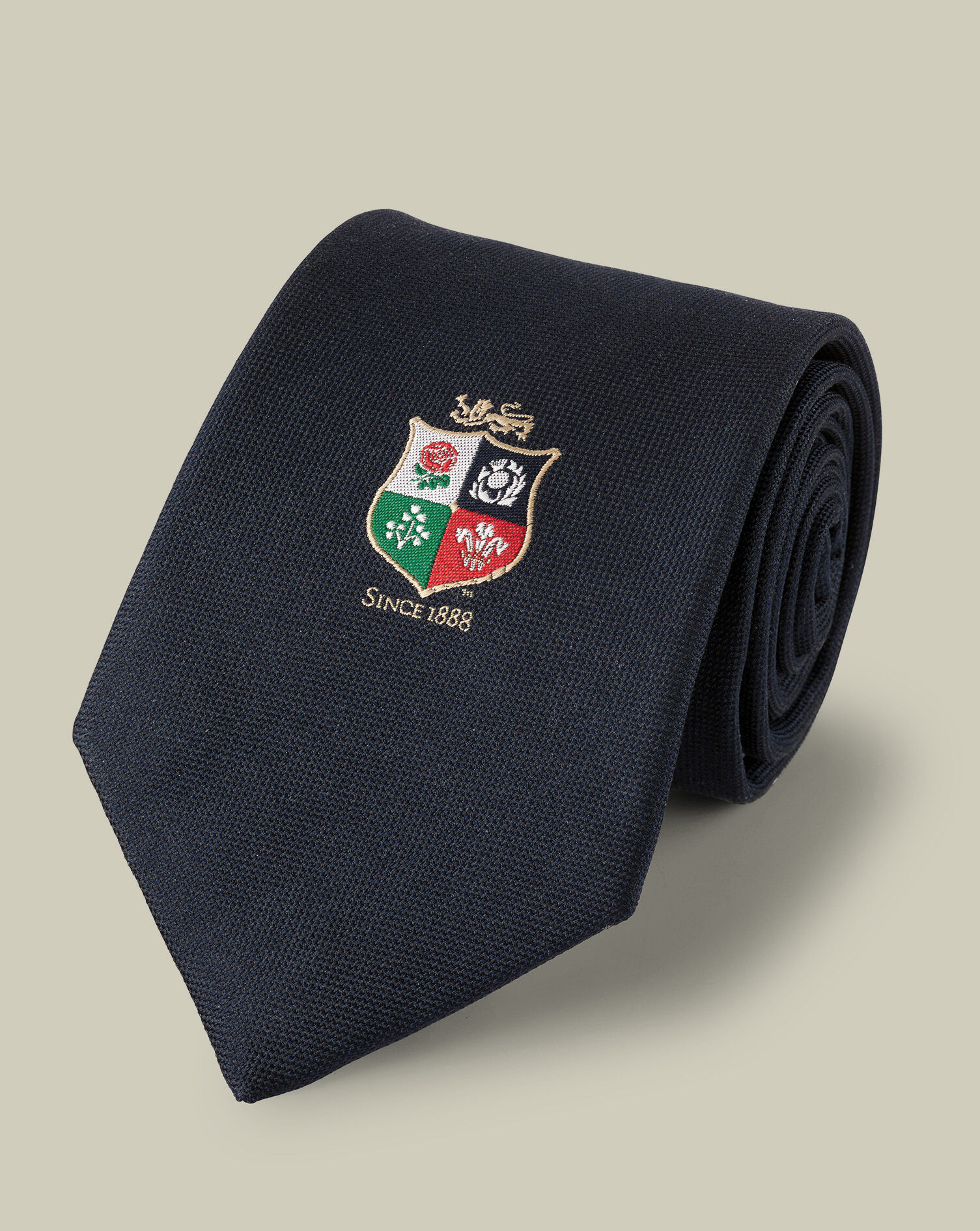 The Lions Woven Tie - Navy