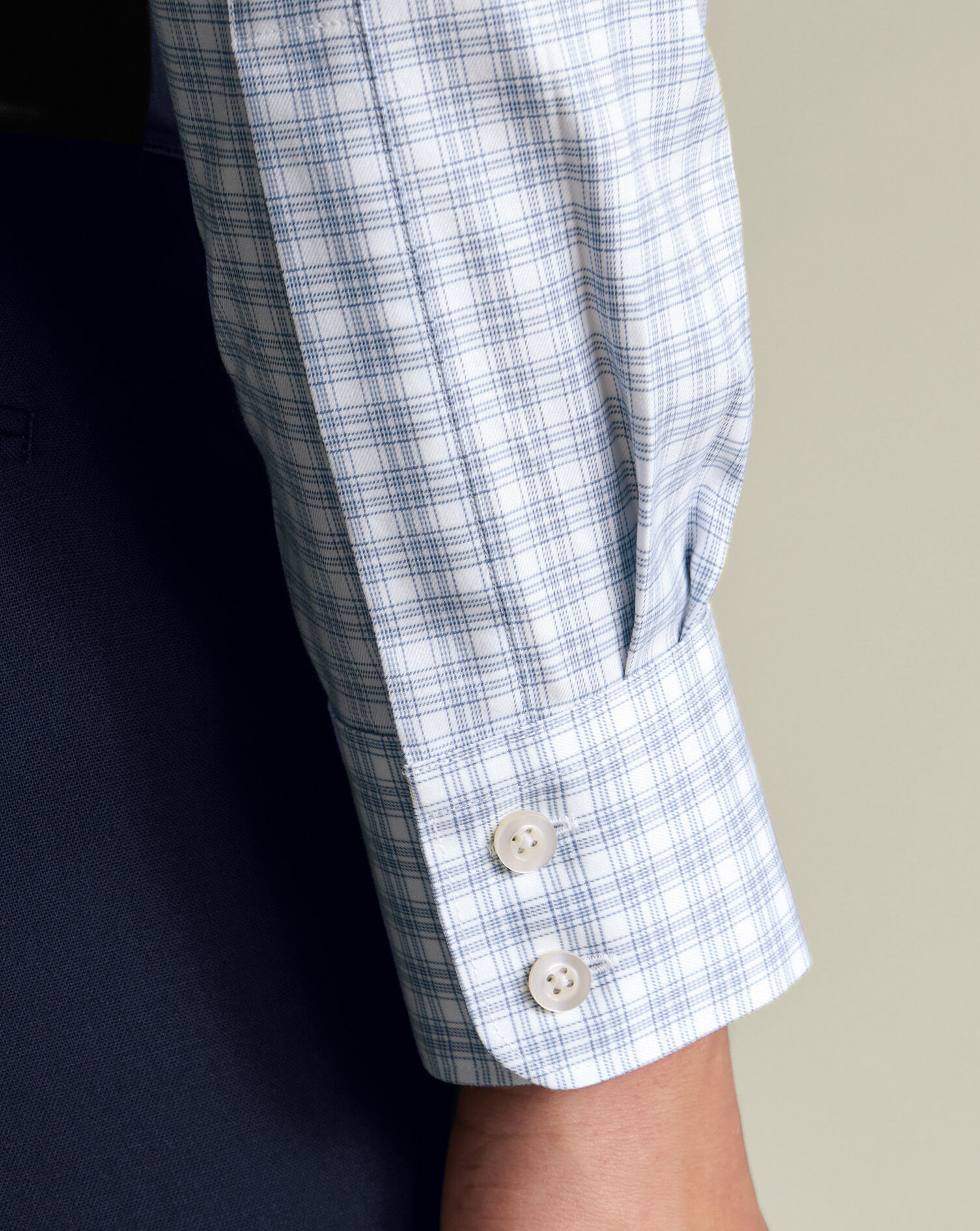 Luxury Check Shirt - Indigo Blue