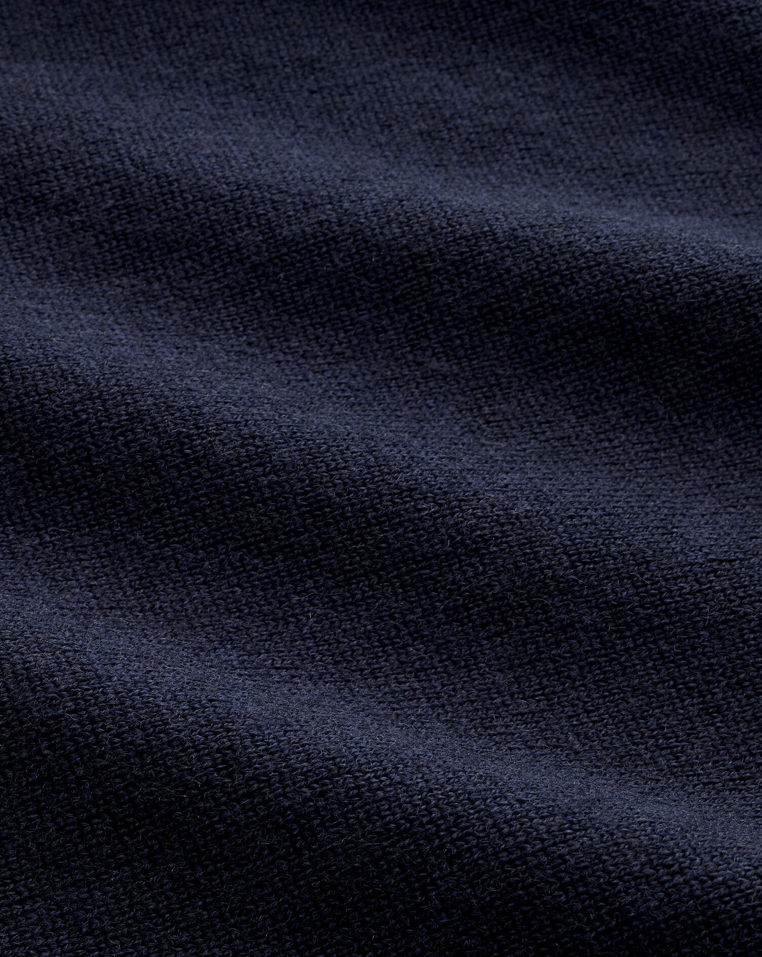 Merino Quarter Zip Sweater - Navy
