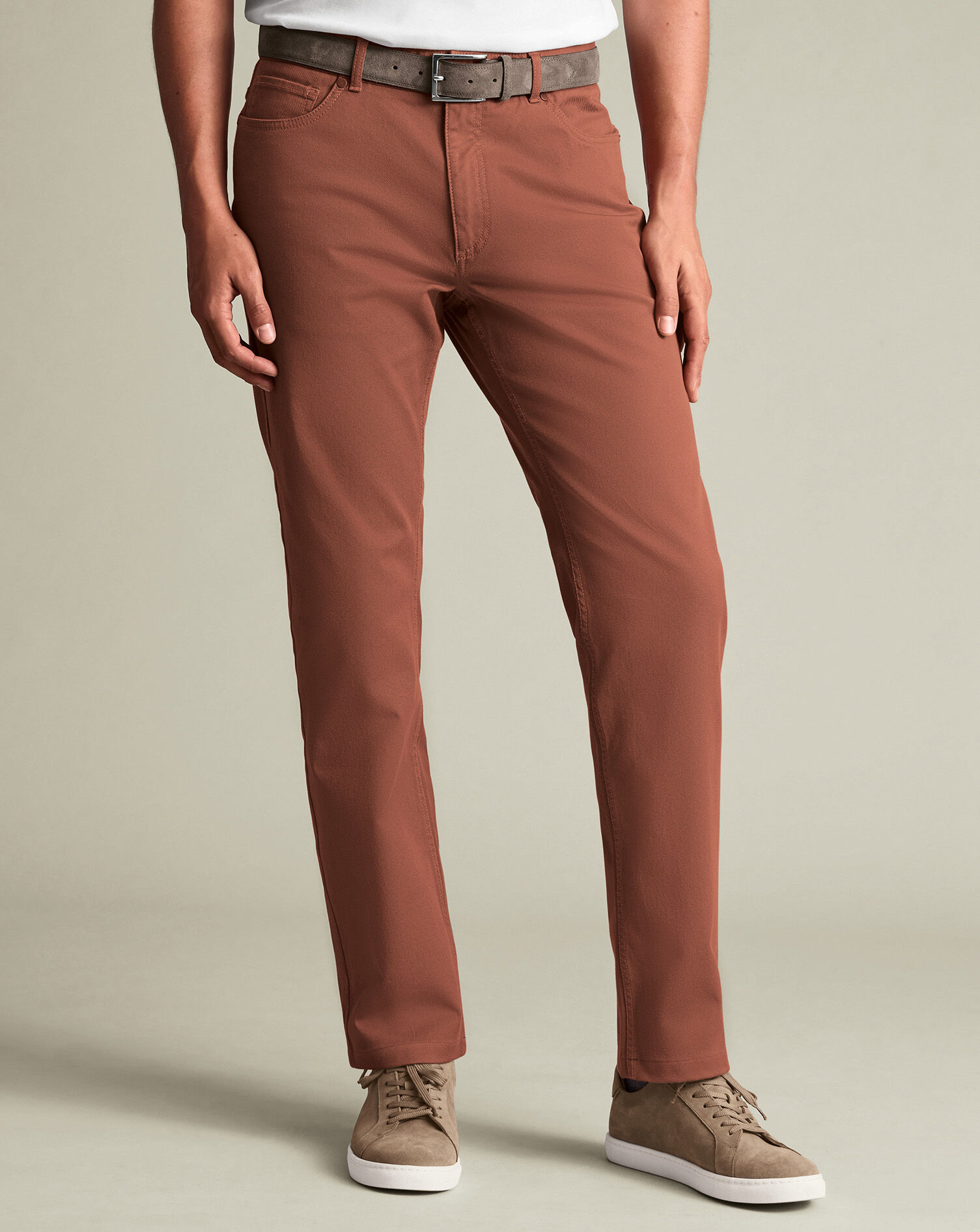 5 Pocket Jeans - Rust