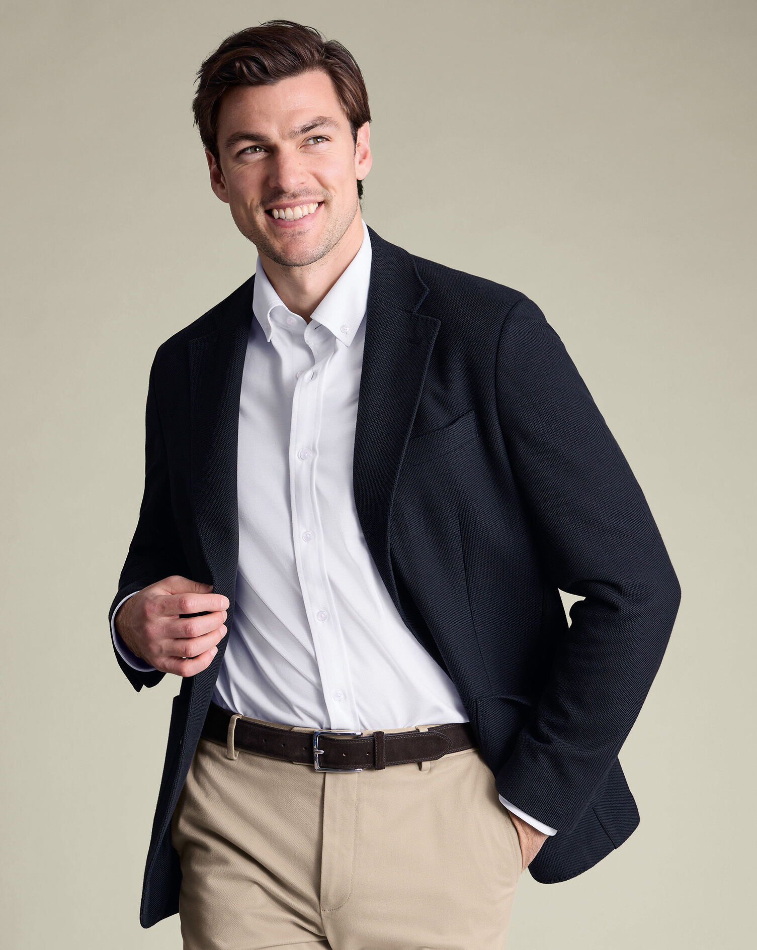 Jersey Jacket - Navy