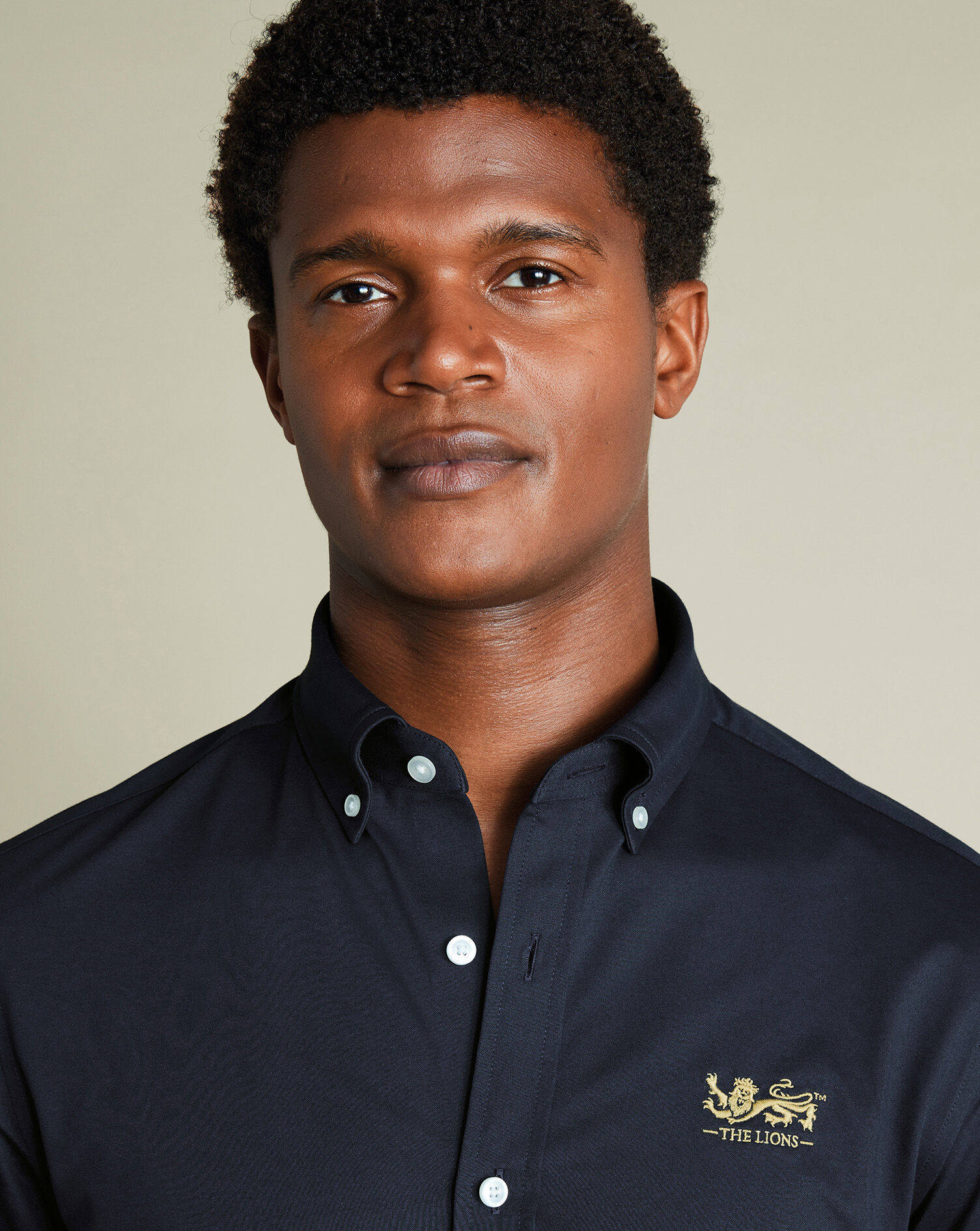 The Lions Performance Stretch Jersey Shirt - Navy
