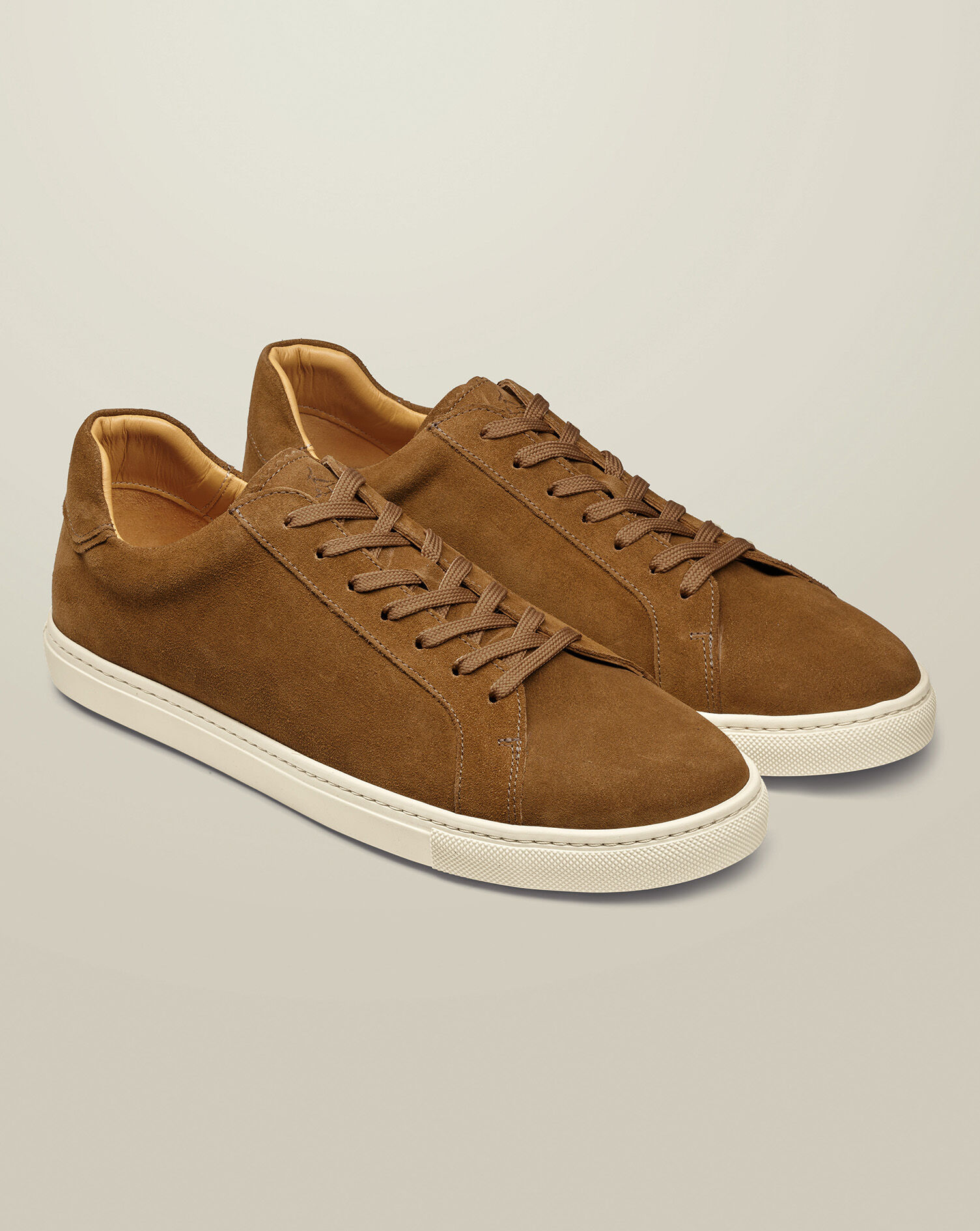 Suede Sneakers - Tobacco Brown