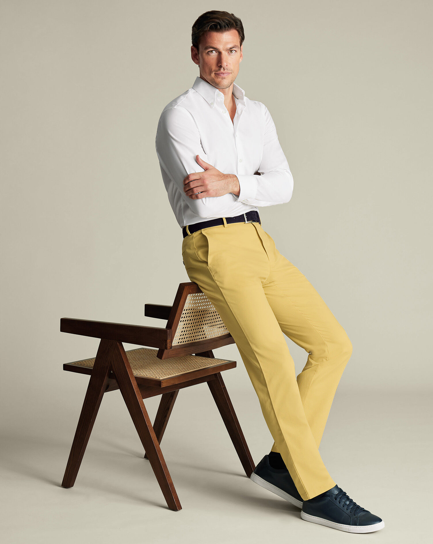 Ultimate Non-Iron Chinos - Lemon