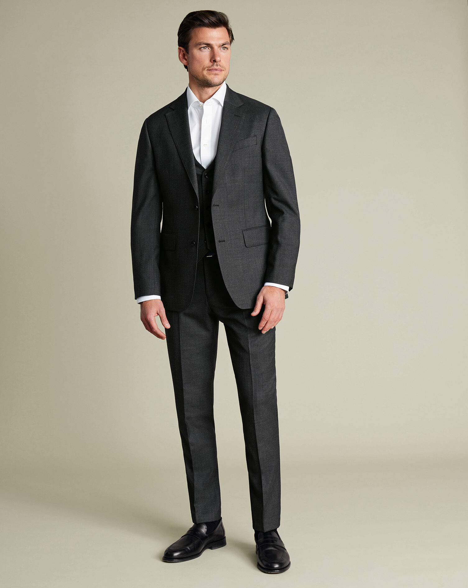 End-on-End Ultimate Performance Suit Vest - Charcoal Gray