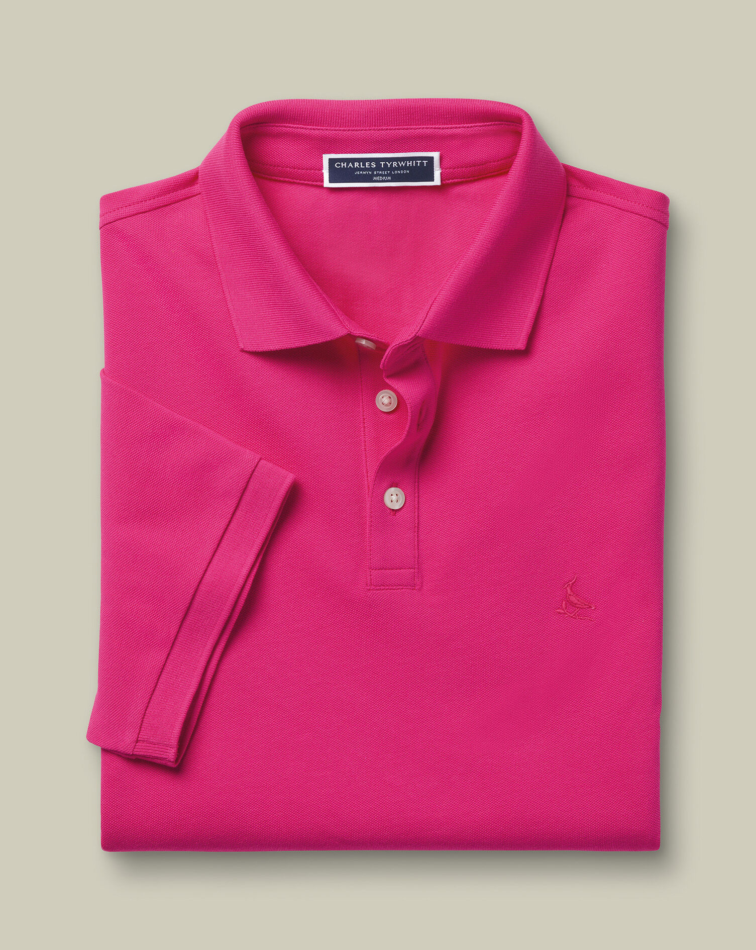 Pique Polo - Bright Pink
