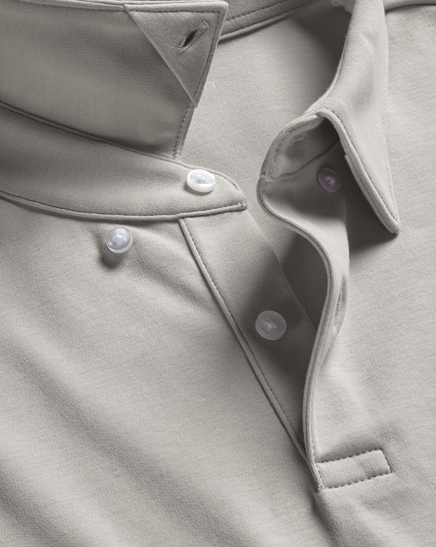 Jersey Polo - Silver Gray