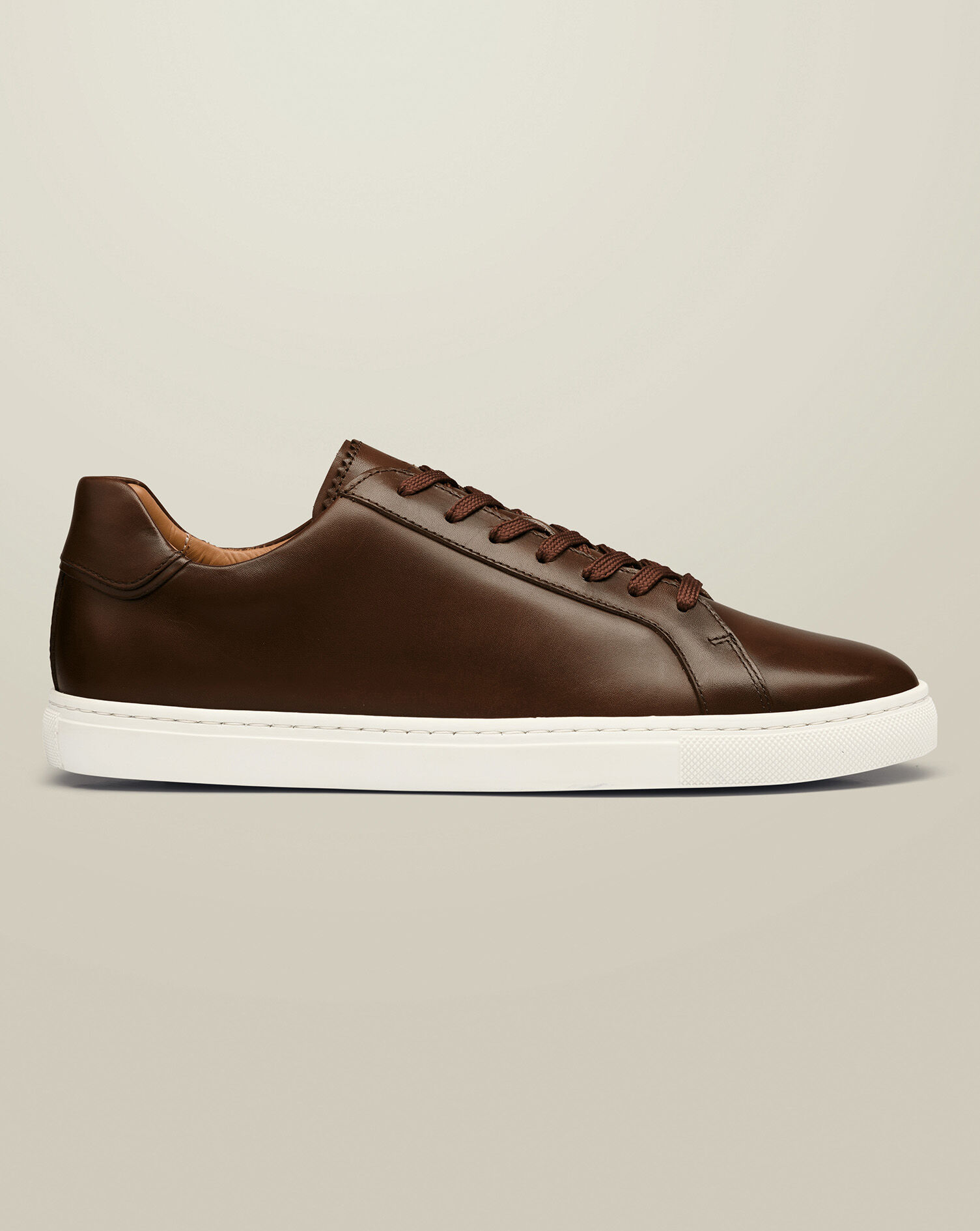Leather Sneakers - Walnut Brown