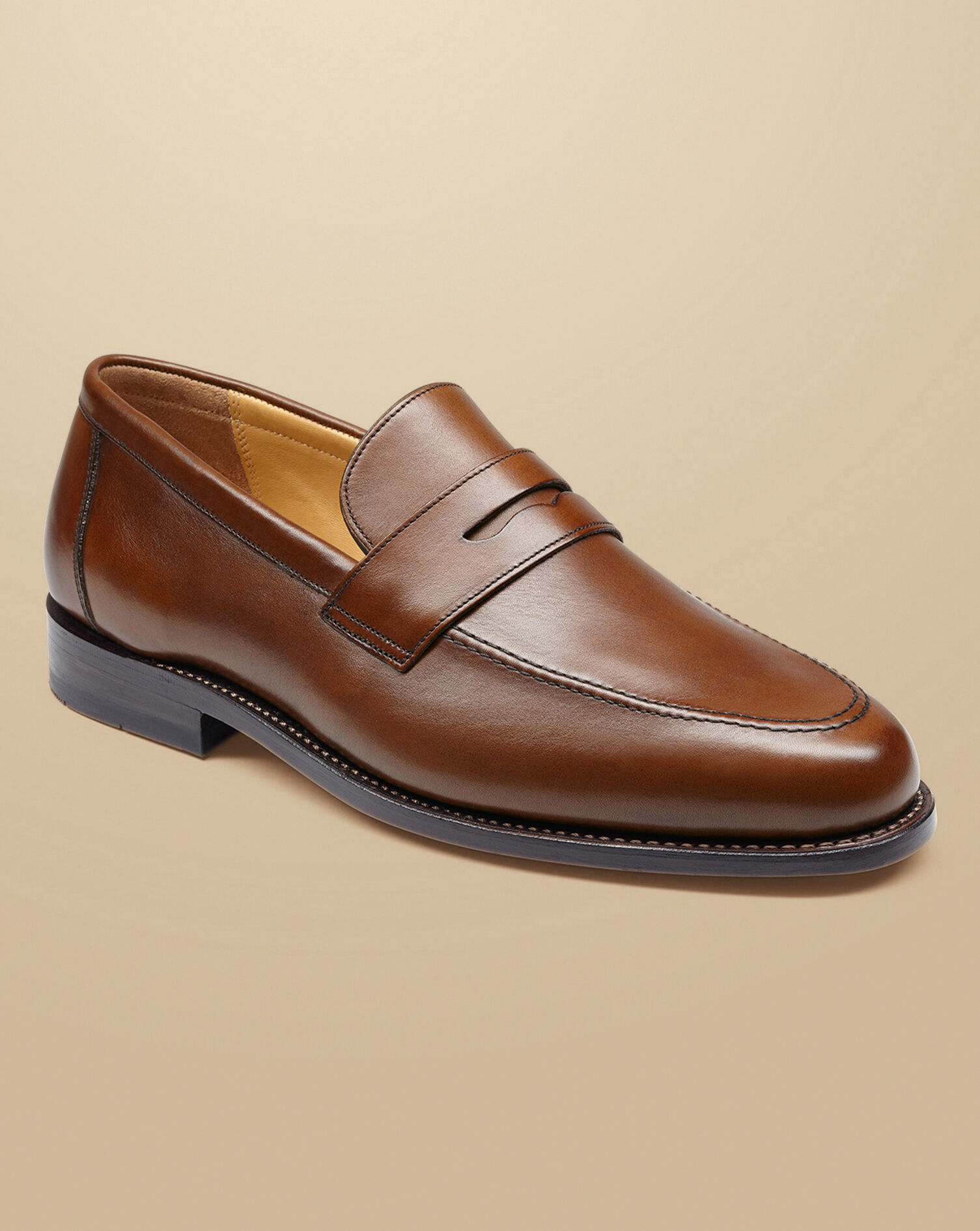 Penny Loafers - Dark Tan
