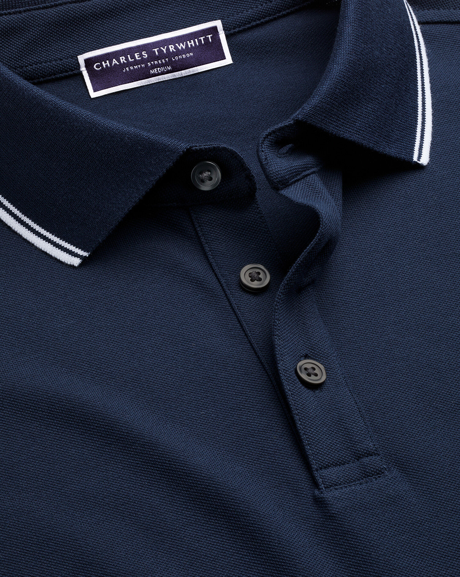 Pique Polo - Navy