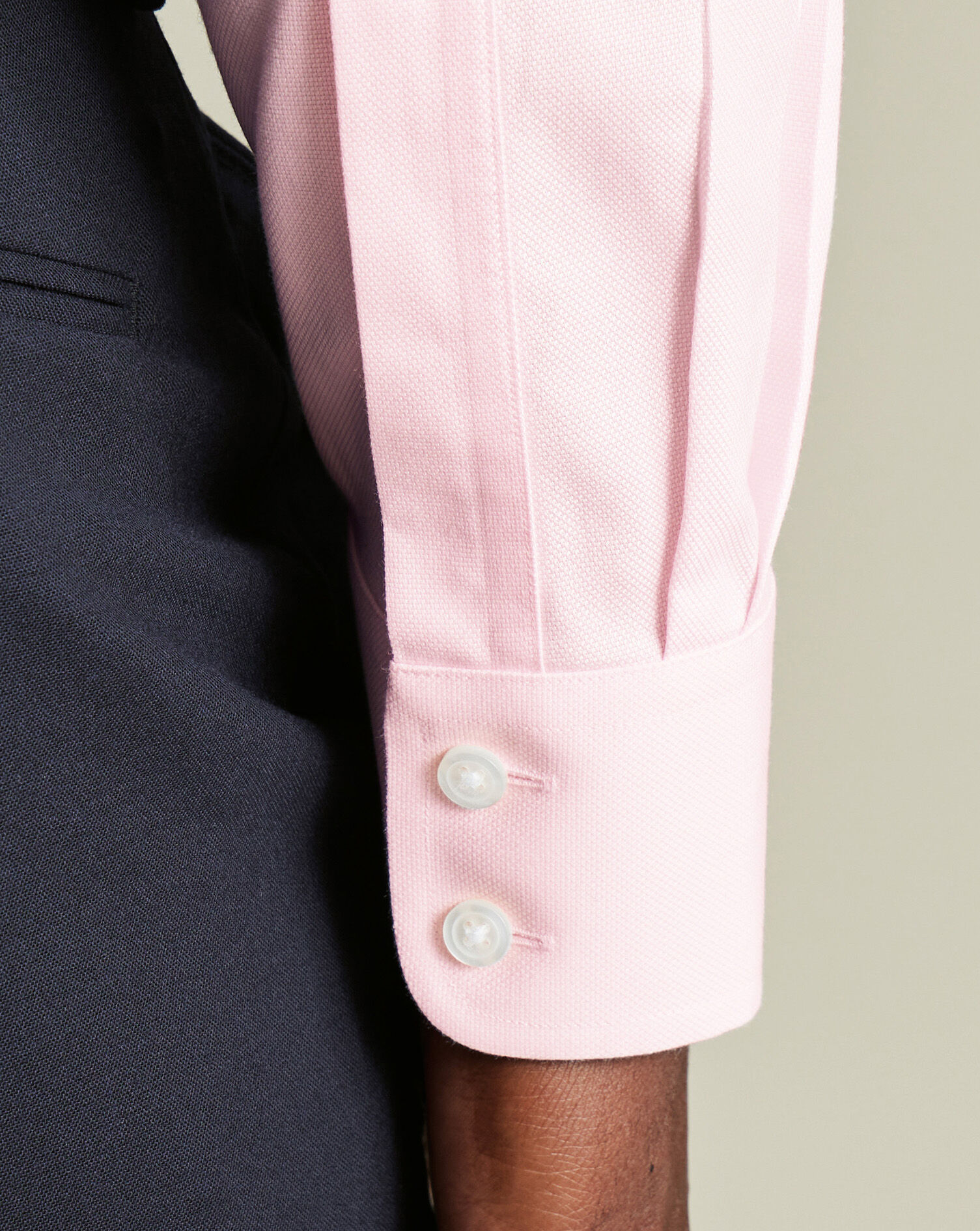 Non-Iron Royal Oxford Shirt - Light Pink