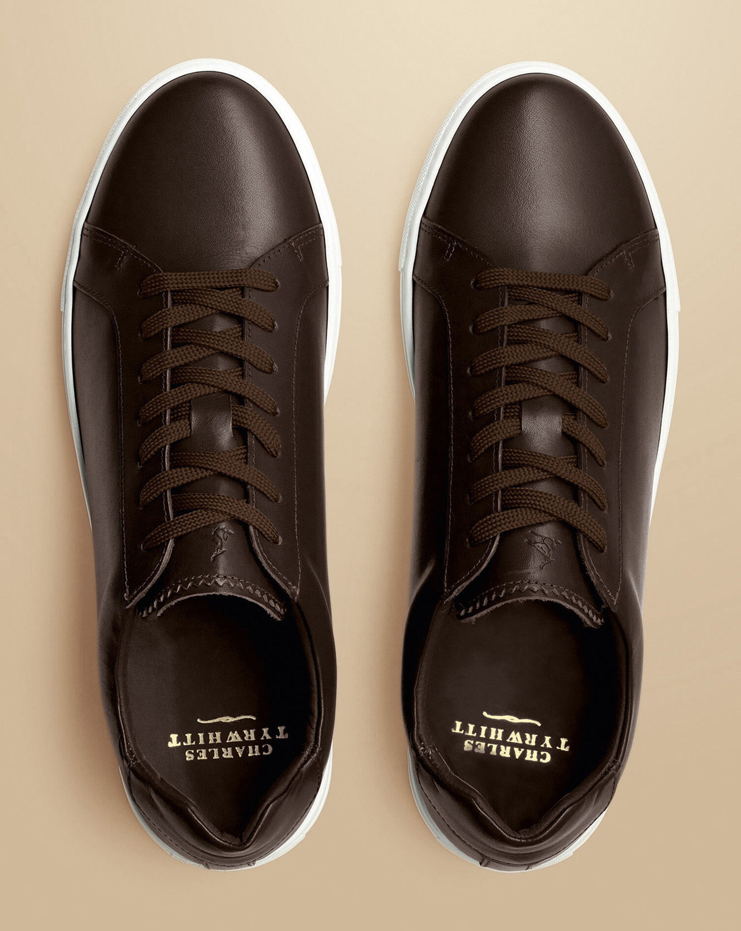 Leather Sneakers - Dark Chocolate