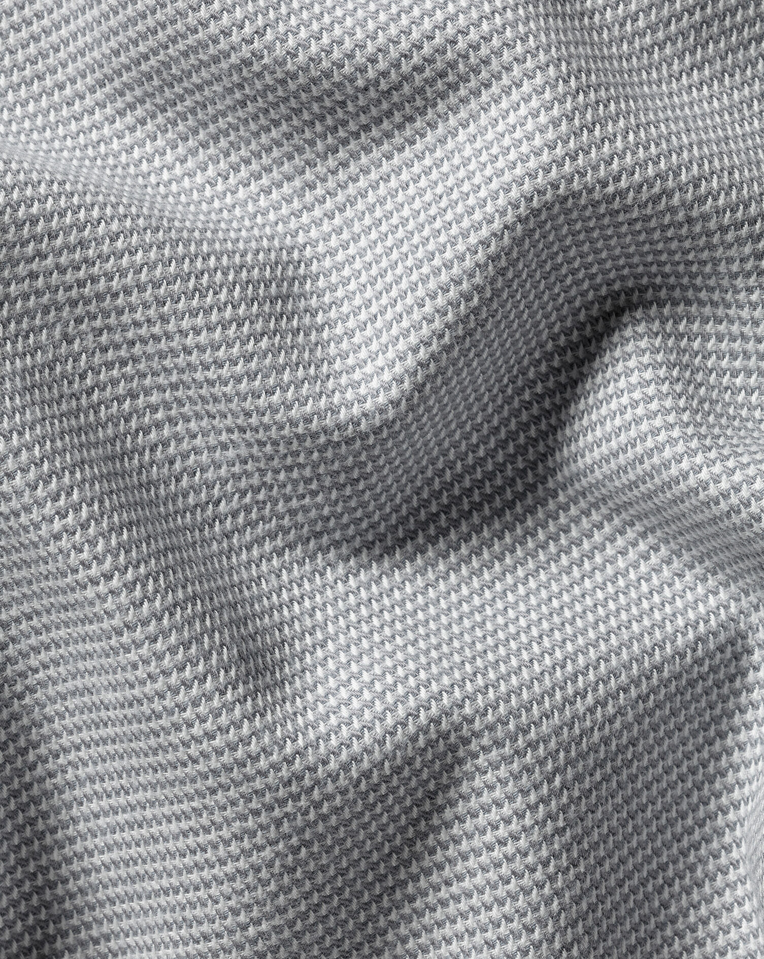 Dobby Flannel Shirt - Light Gray