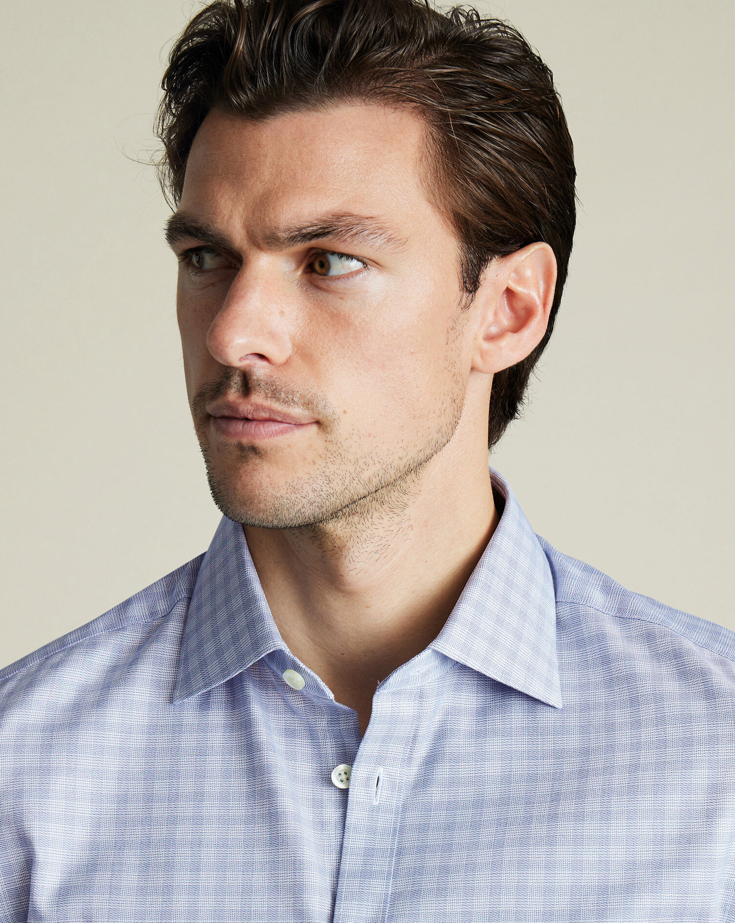 Luxury Check Shirt - Cobalt Blue