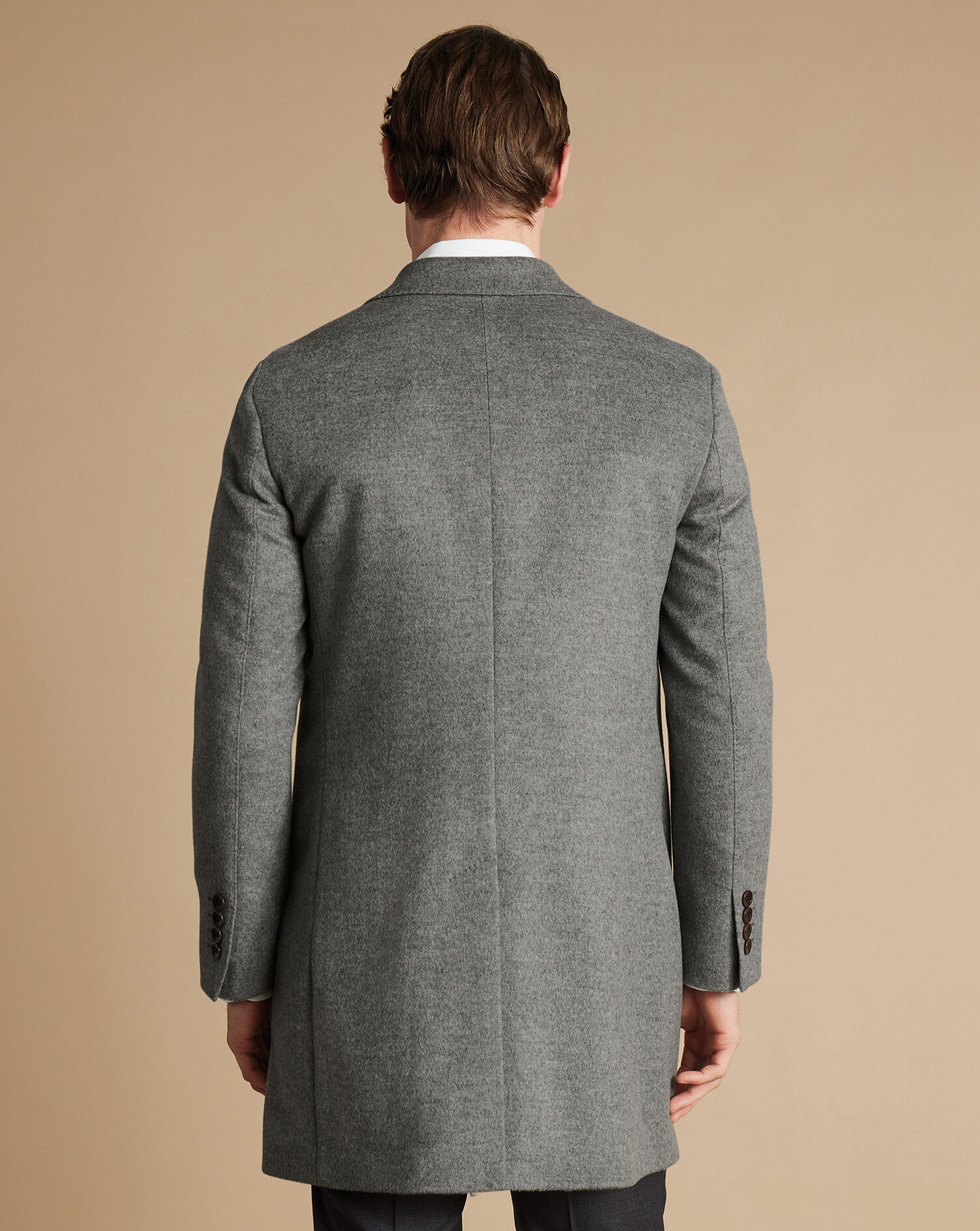 Wool Overcoat - Gray