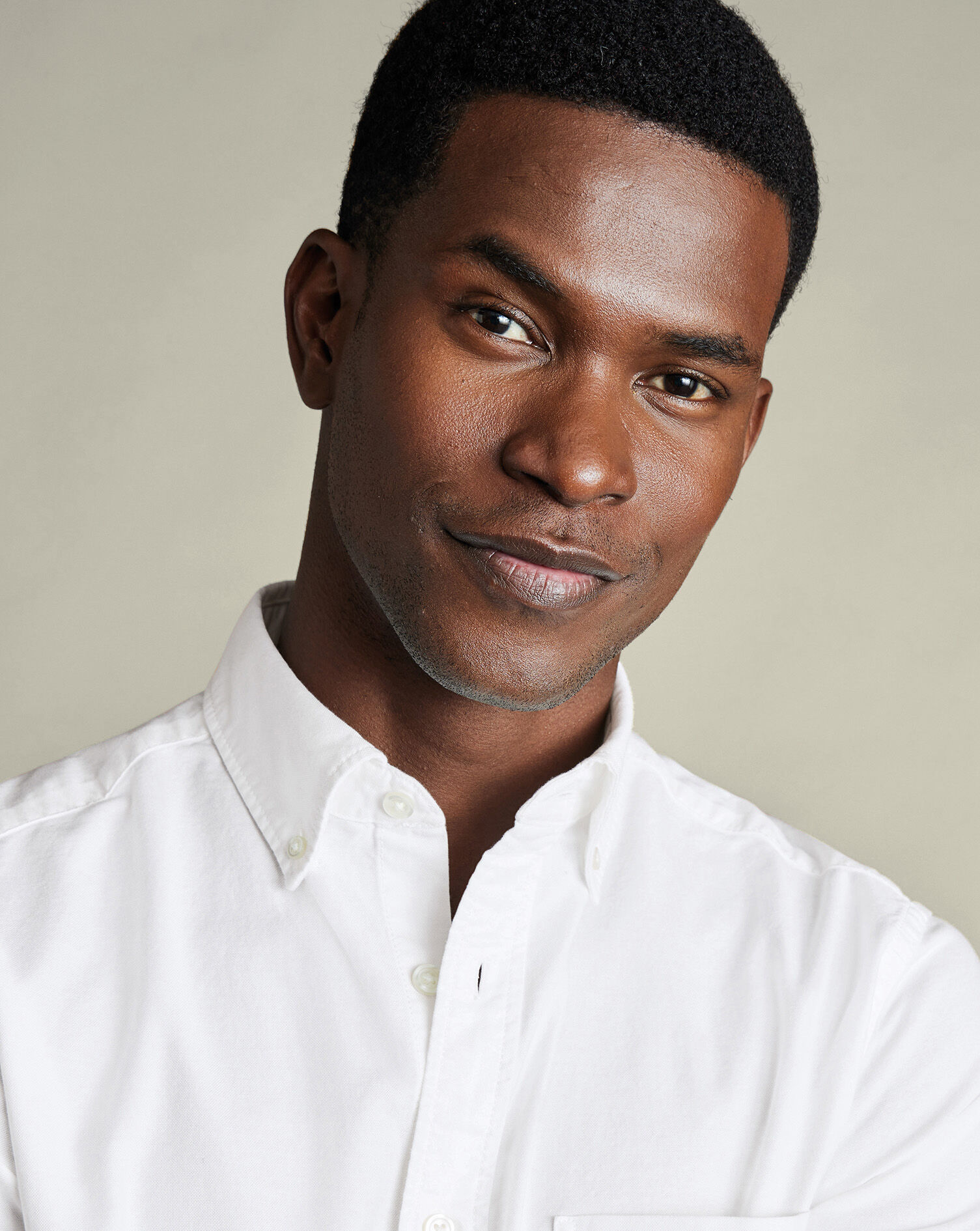 Washed Oxford Short Sleeve Shirt - White