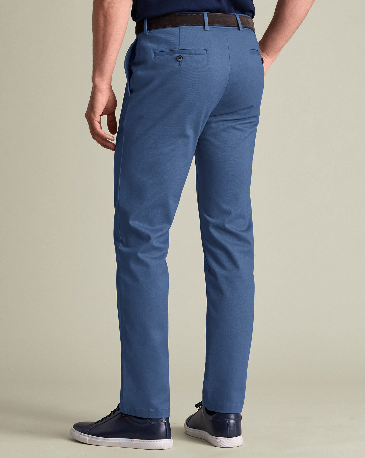 Ultimate Non-Iron Chinos - Mid Blue
