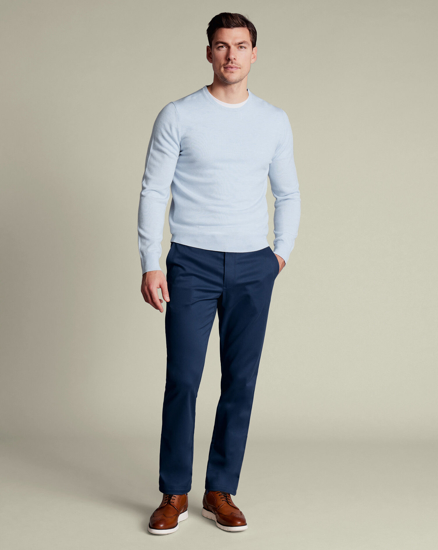 Ultimate Non-Iron Chinos - Royal Blue