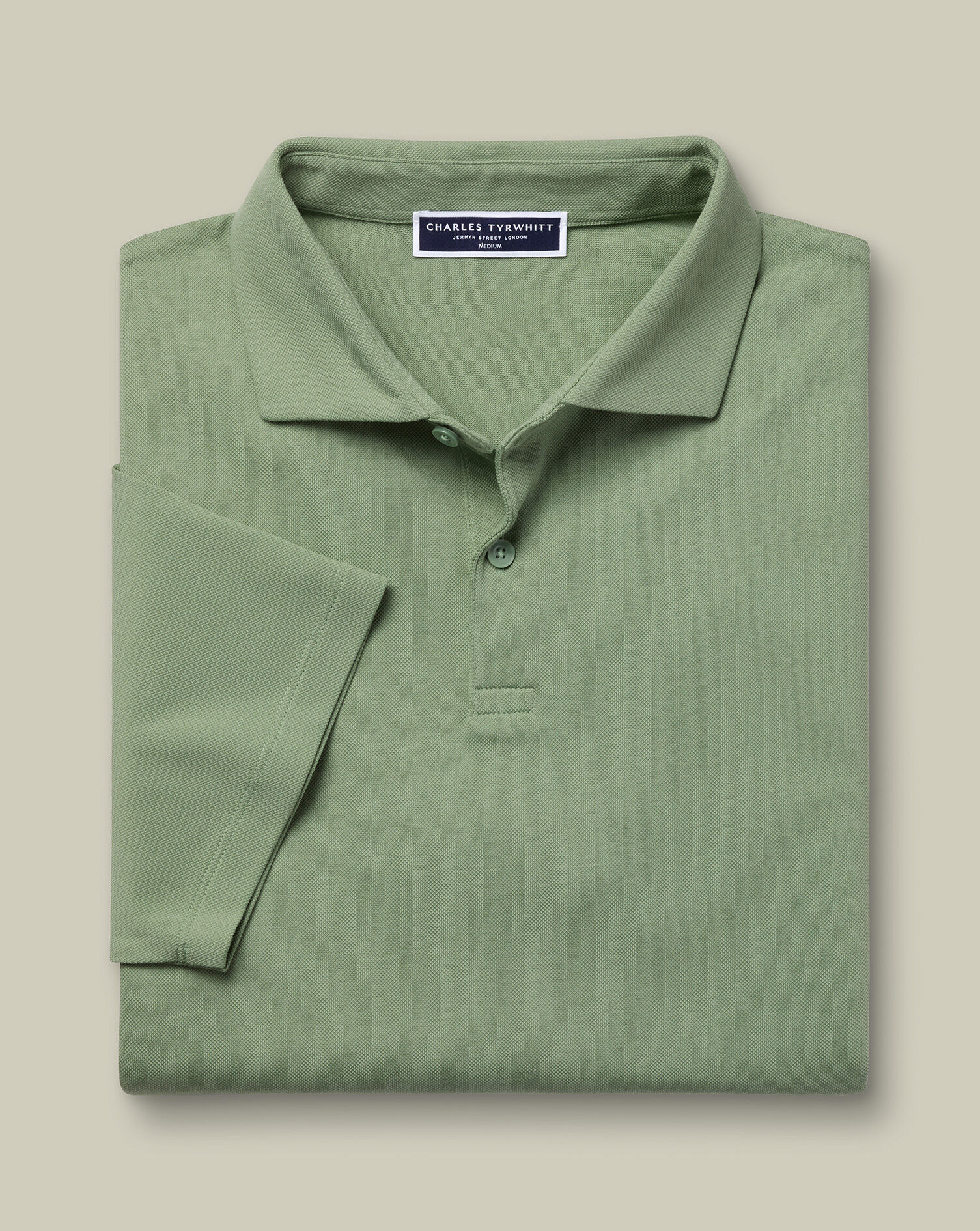 Smart Pique Polo - Green