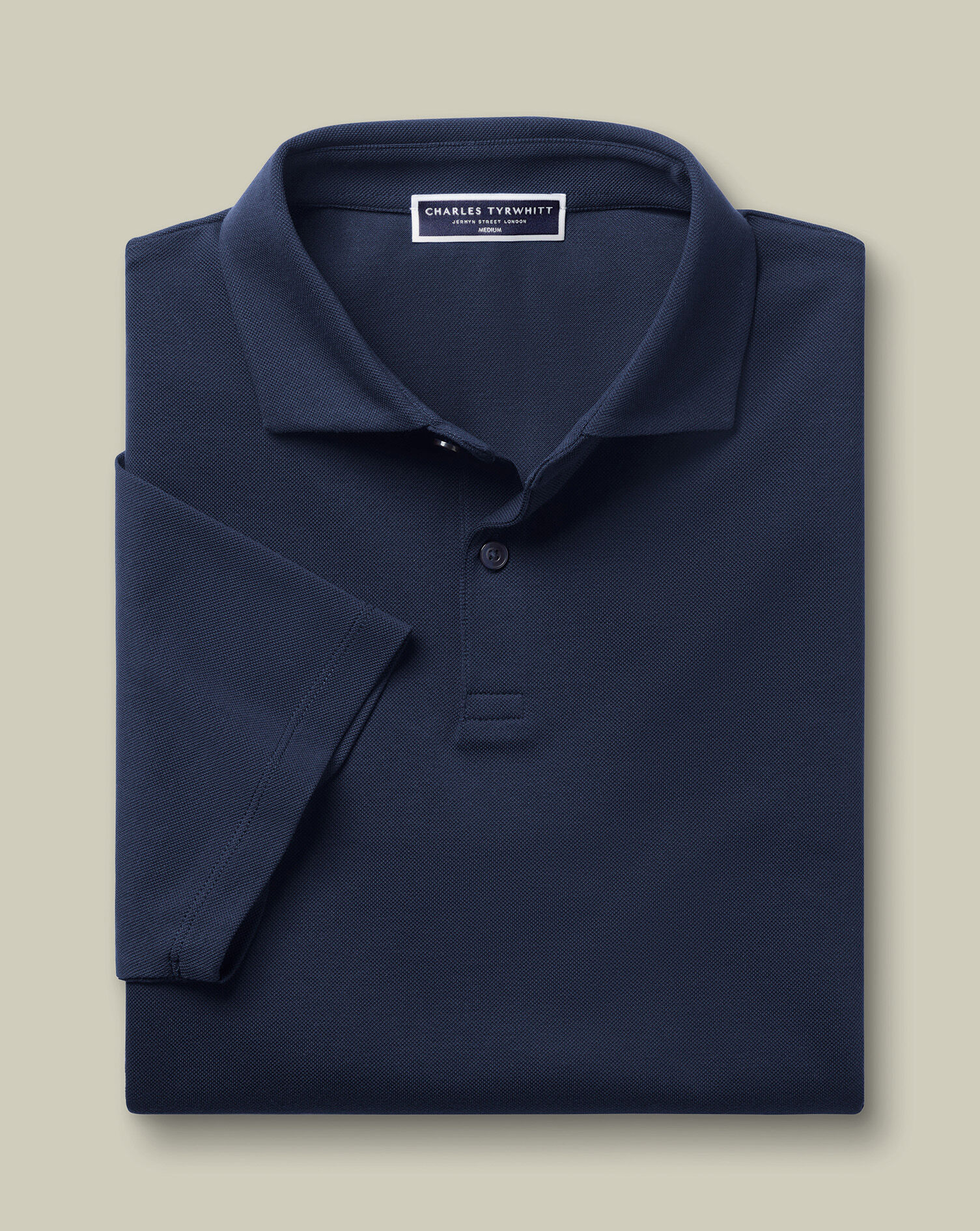 Smart Pique Polo - Navy
