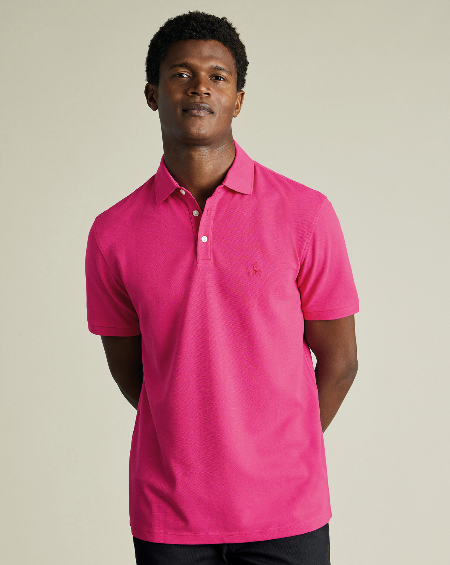 Pique Polo - Bright Pink