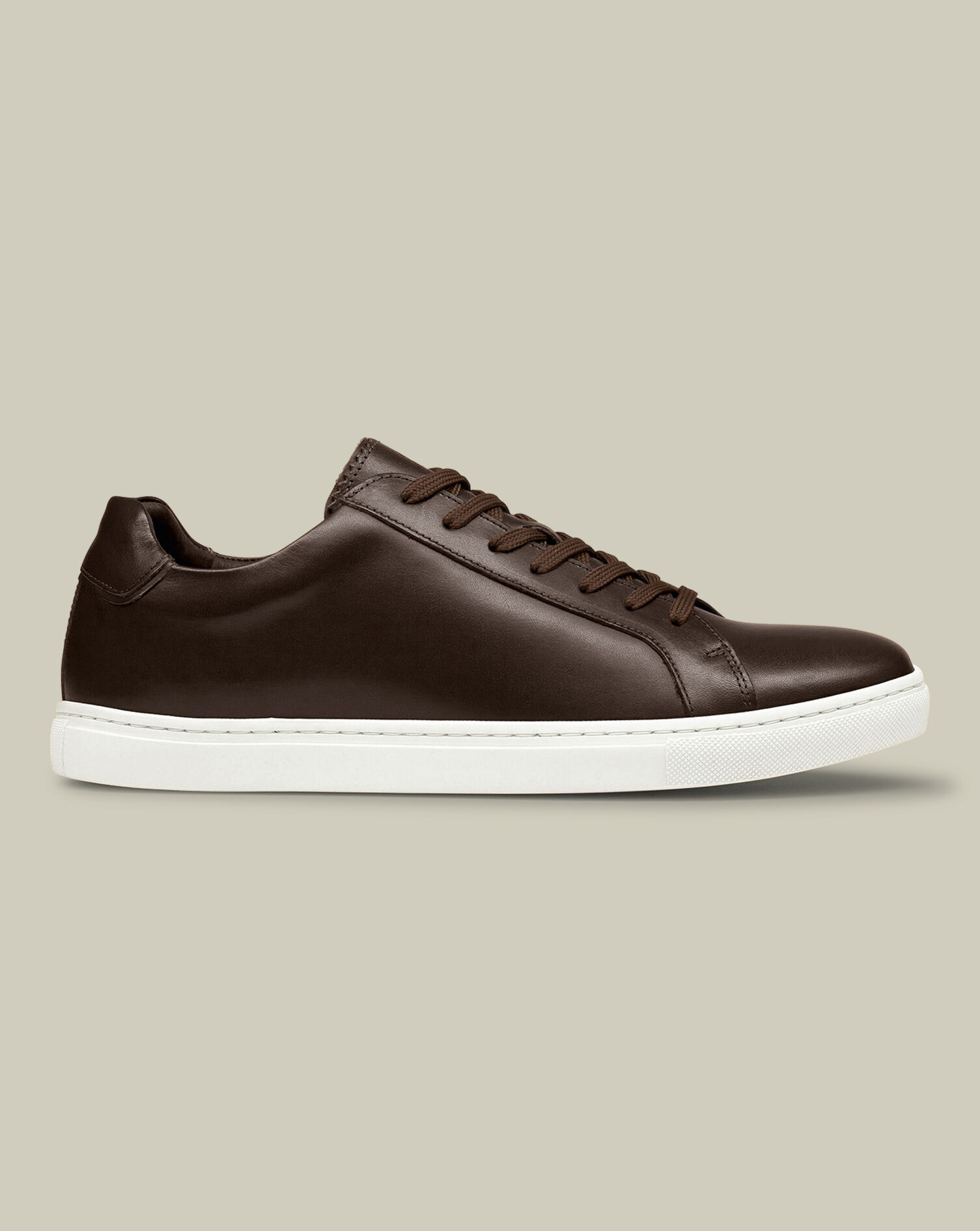 Leather Sneakers - Dark Chocolate
