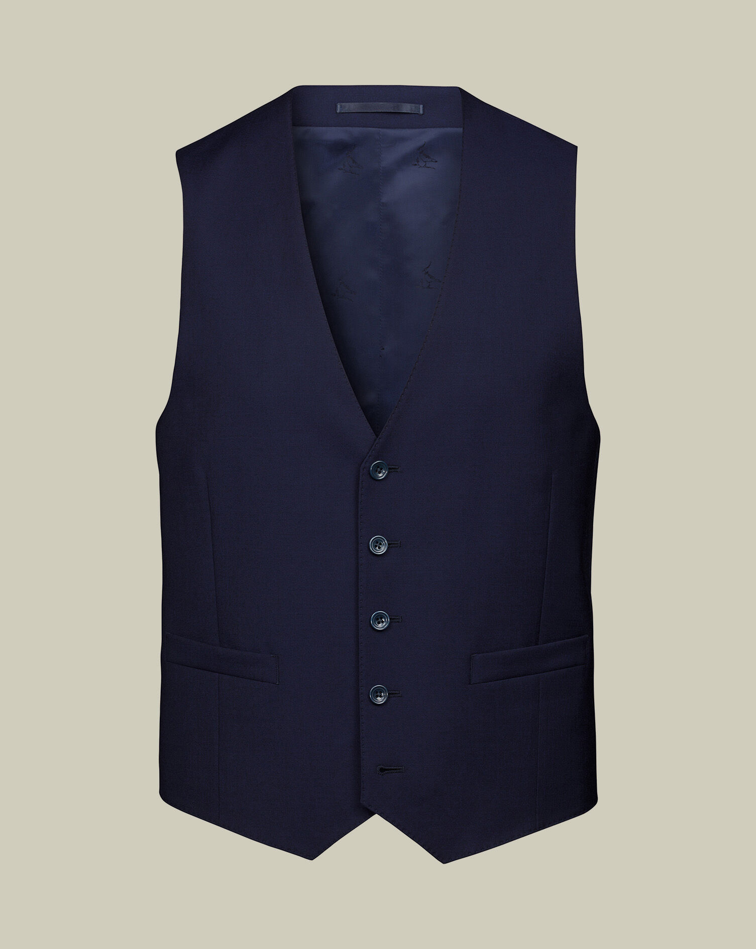 Italian Luxury Suit Vest - Dark Navy