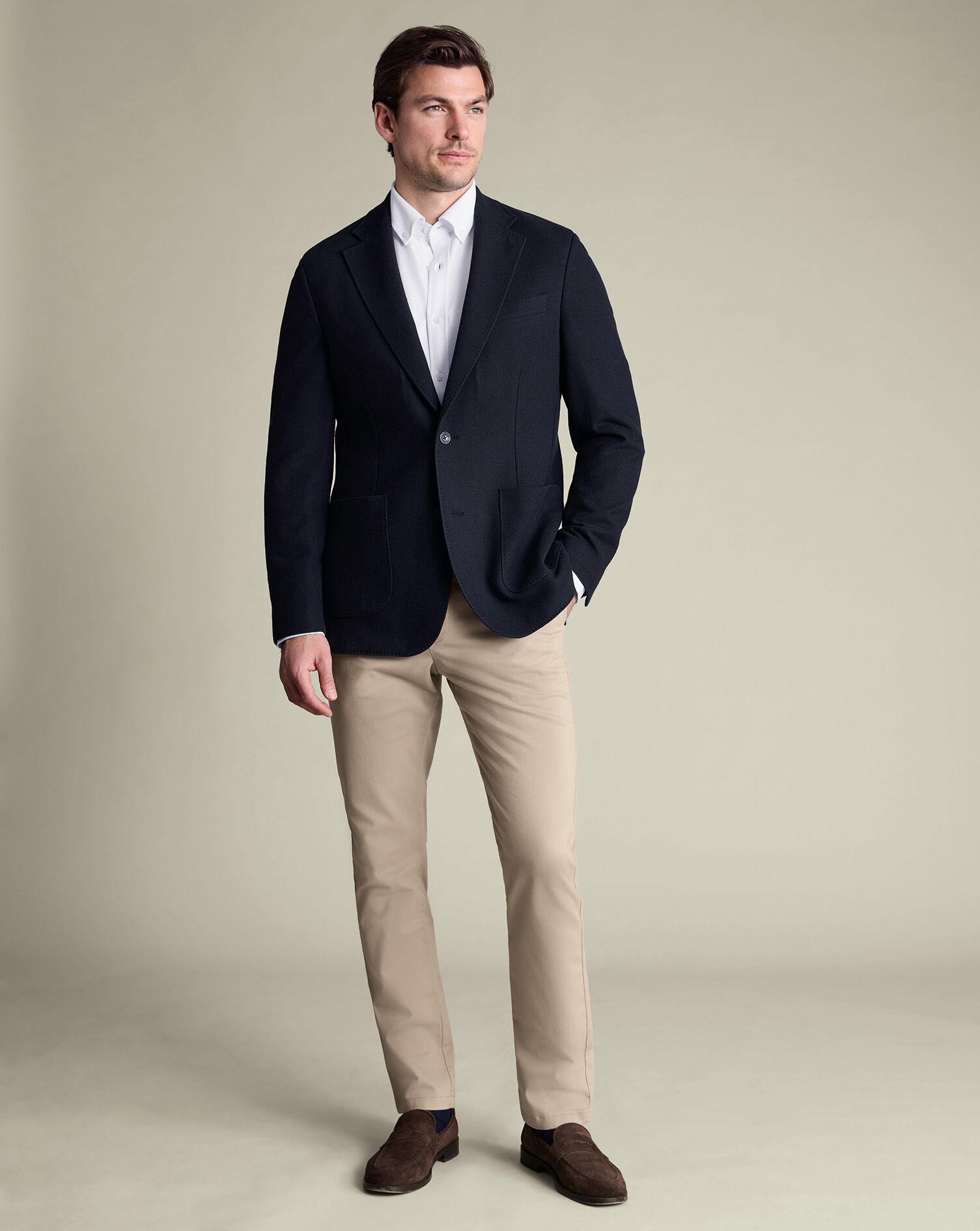 Jersey Jacket - Navy