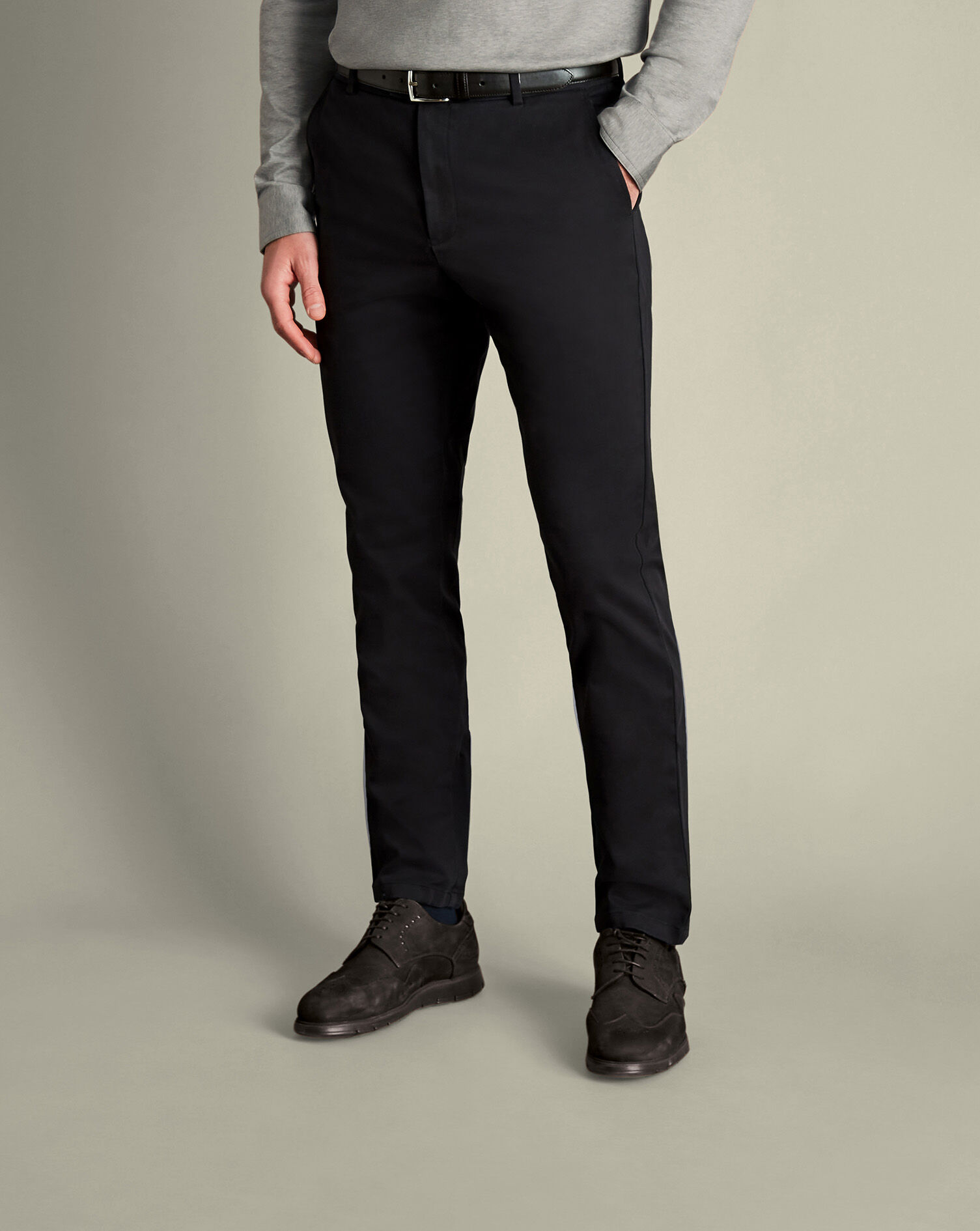 Ultimate Non-Iron Chinos - Black