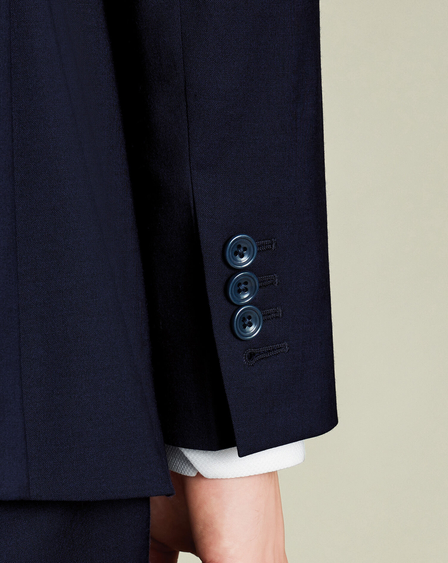 Double Breasted Italian Suit  - Dark Navy