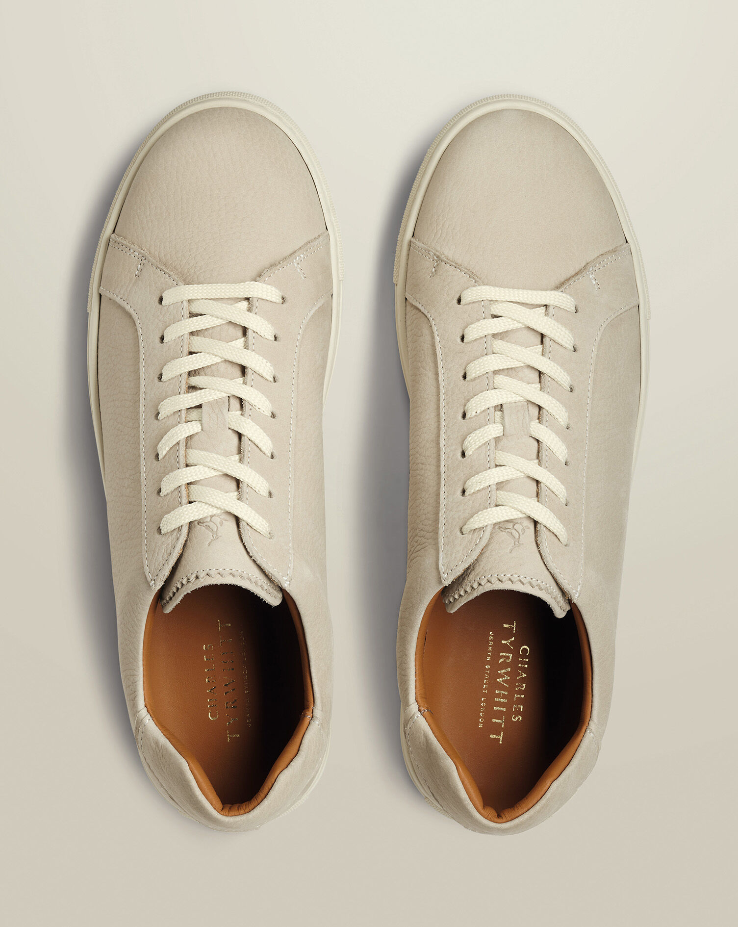 Nubuck Sneakers - Chalk