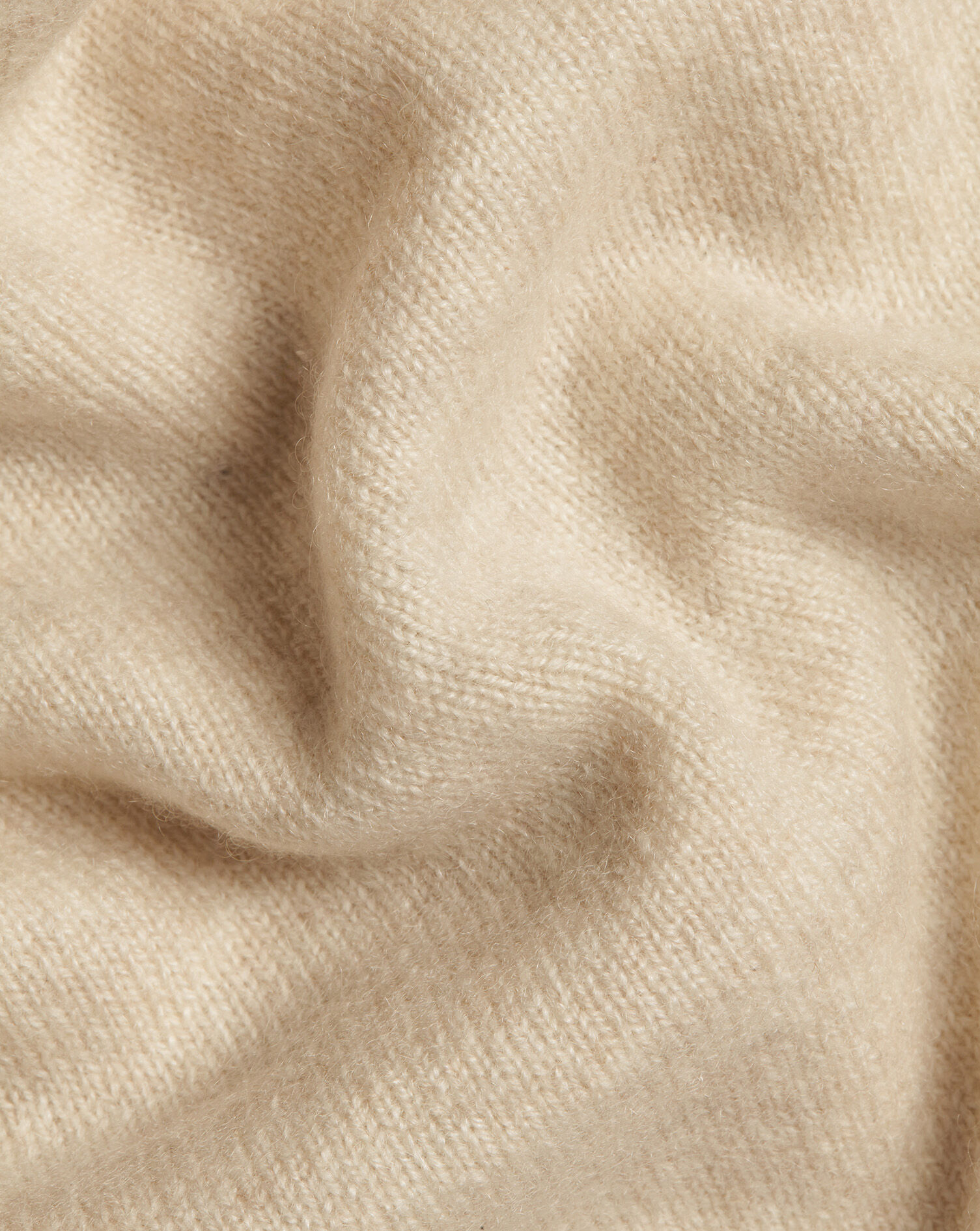 Cashmere Quarter Zip Sweater - Cream