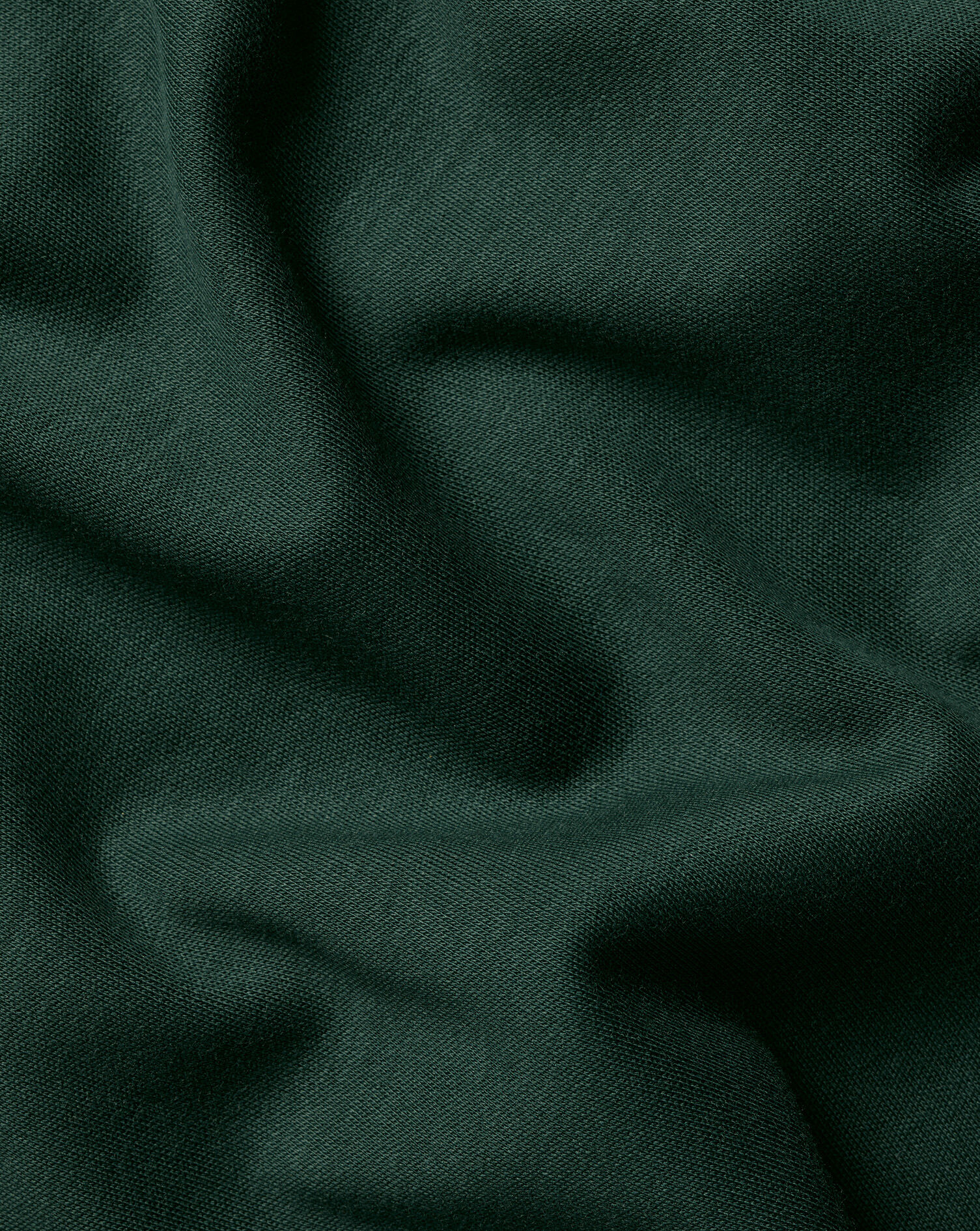Long Sleeve Smart Jersey Polo - Dark Green