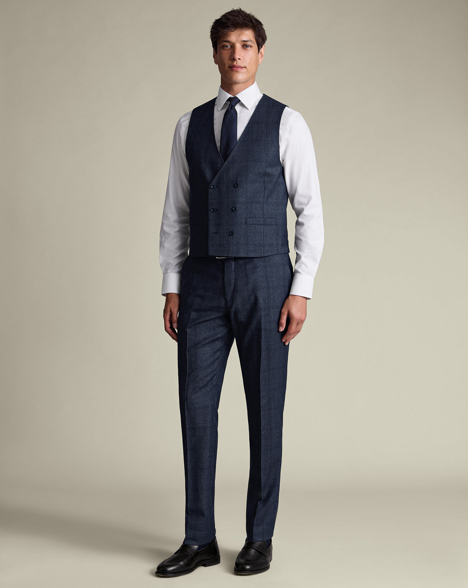 Ultimate Performance Check Suit - Steel Blue