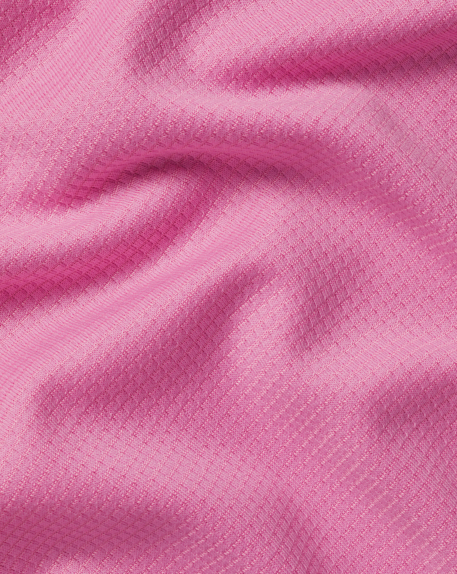 Performance Textured Zip-Neck Polo - Pink