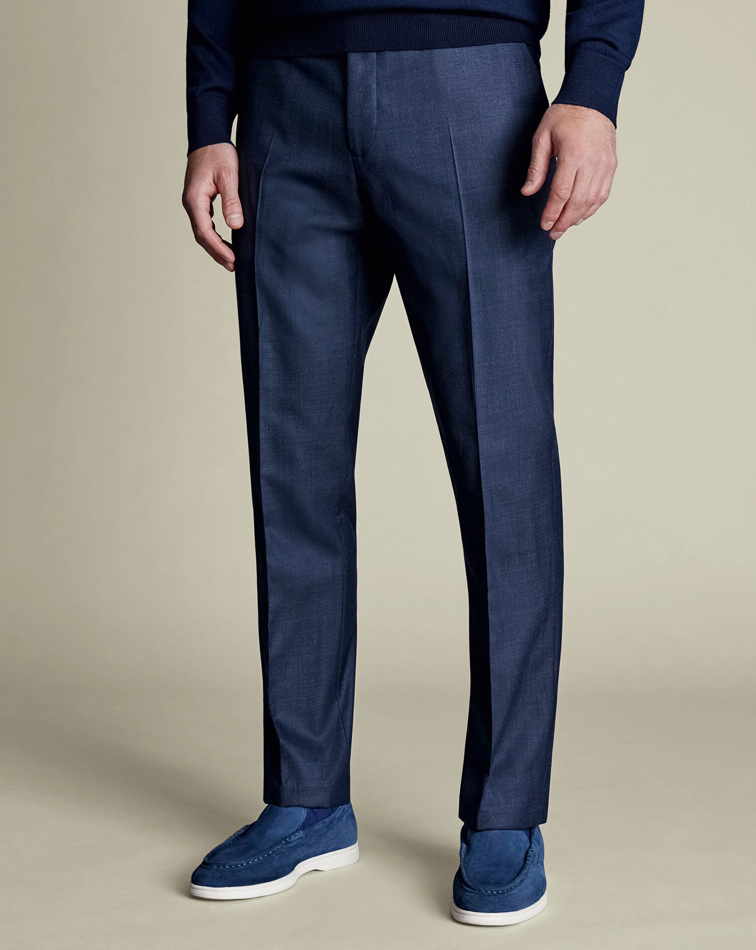End-on-End Ultimate Performance Suit Pants - Navy
