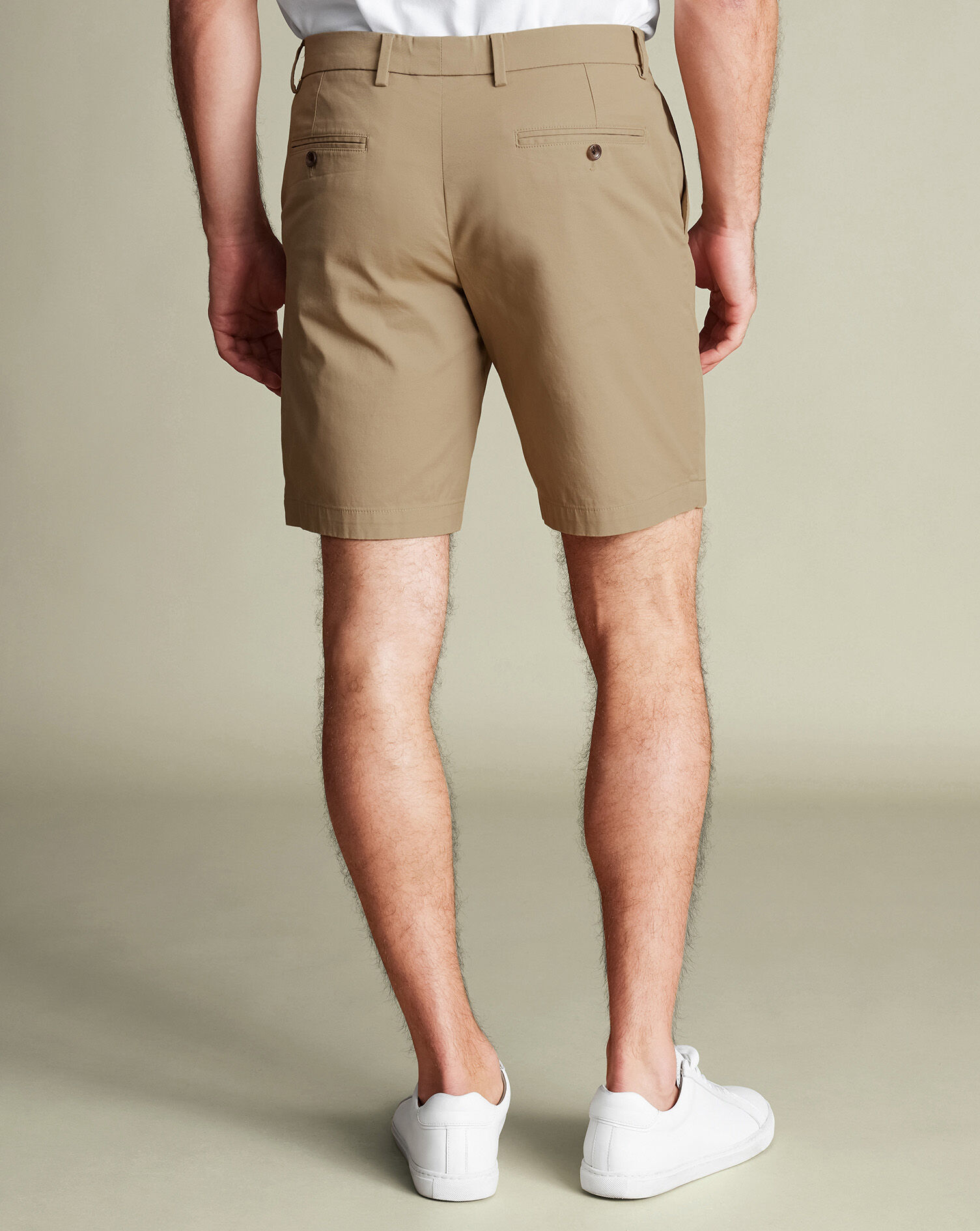 Cotton Shorts - Taupe