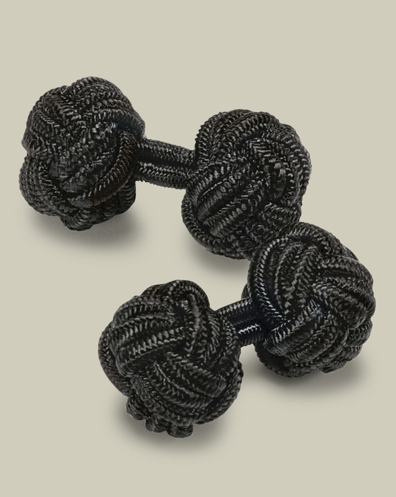 Knot Cufflinks - Black